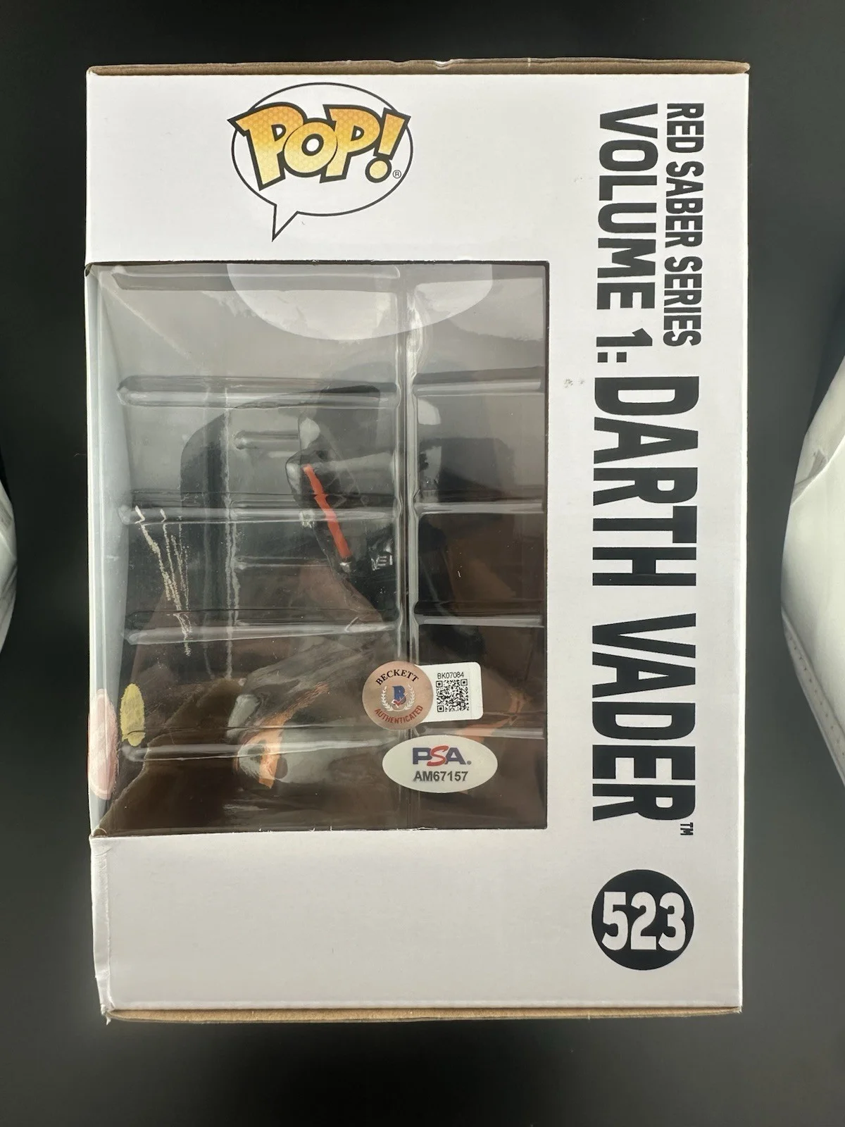 Hayden Christensen — HAYDEN CHRISTENSEN SIGNED XL DARTH VADER STAR WARS FUNKO POP #523 - PSA/DNA COA, изображение 3