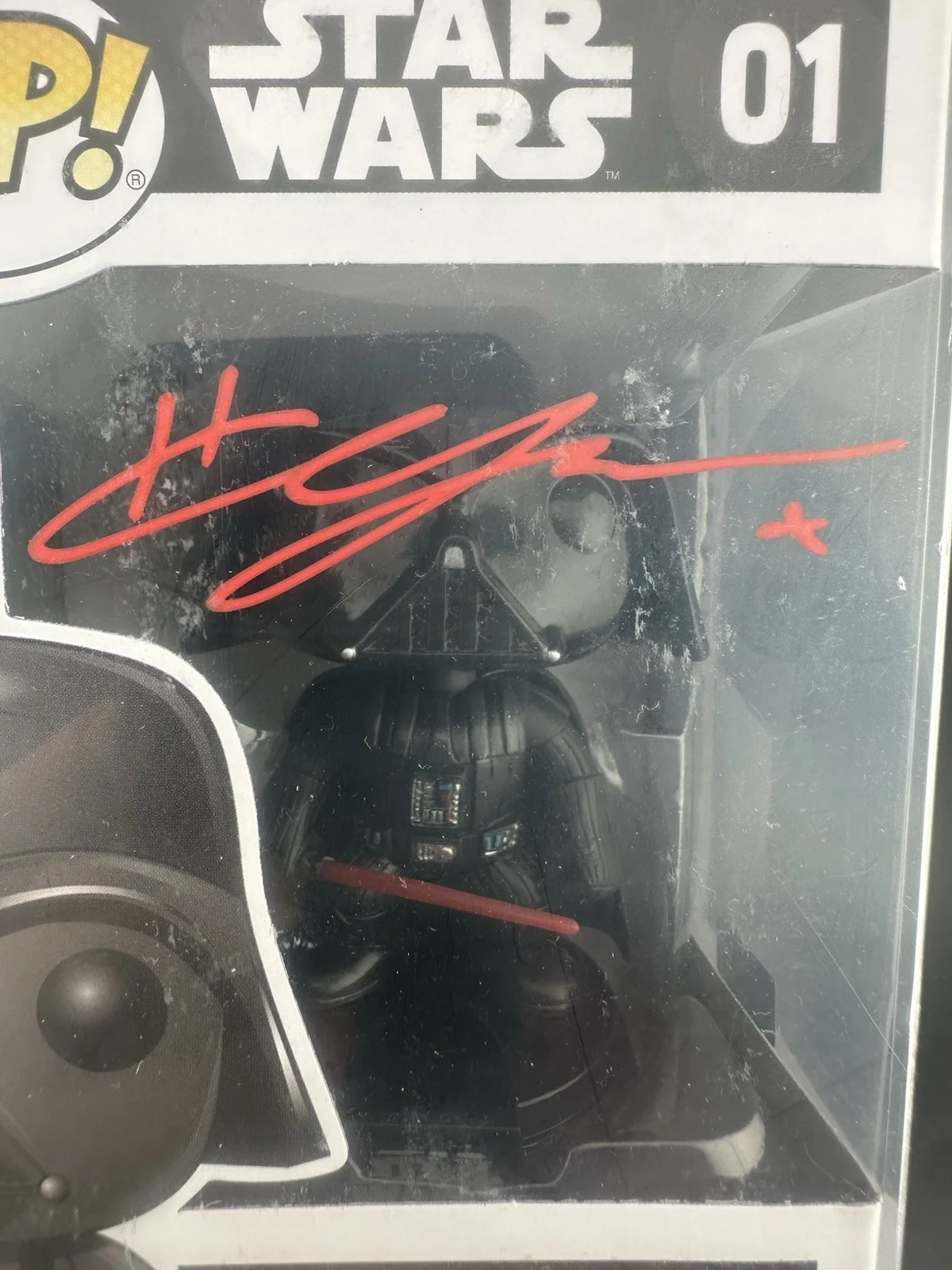 Hayden Christensen — Hayden Christensen Signed Darth Vader Star Wars Funko 01 Celebrity Authentics, image 2