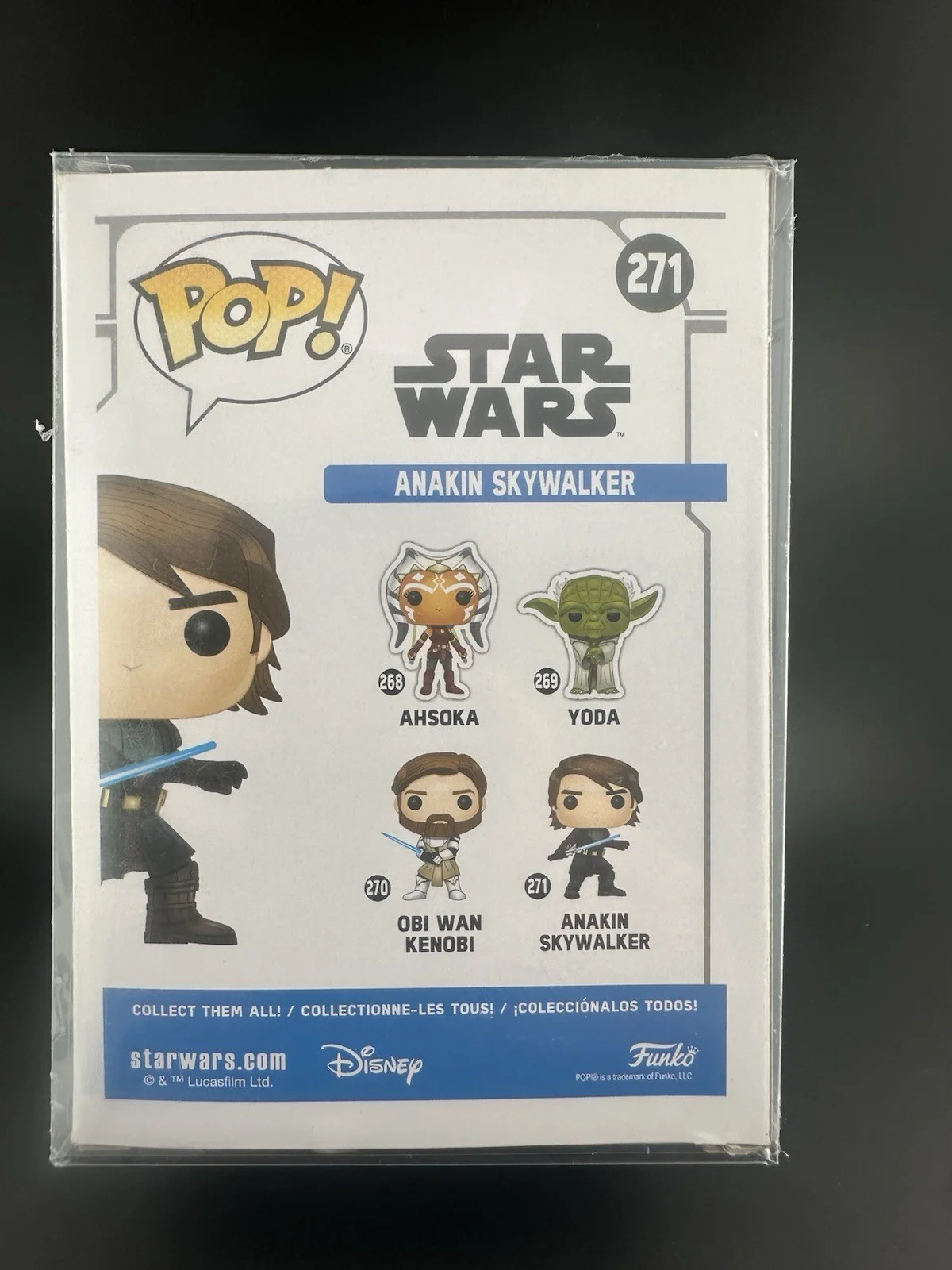 Hayden Christensen — HAYDEN CHRISTENSEN SIGNED FUNKO POP ANAKIN SKYWALKER 271 STAR WARS BECKETT COA, image 4