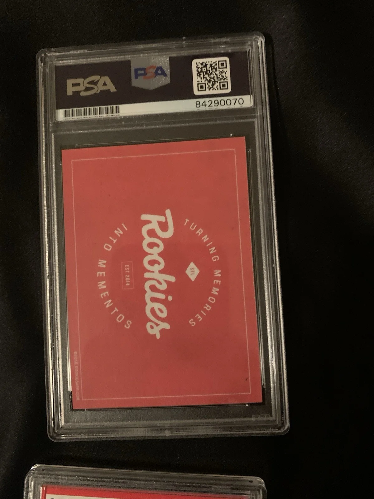 JON GRIES "Uncle Rico" Signed Custom Card PSA/DNA Slab, image 2