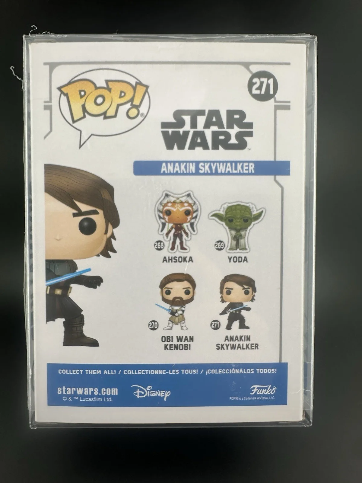 Hayden Christensen — HAYDEN CHRISTENSEN SIGNED FUNKO POP ANAKIN SKYWALKER 271 STAR WARS BECKETT COA, image 4