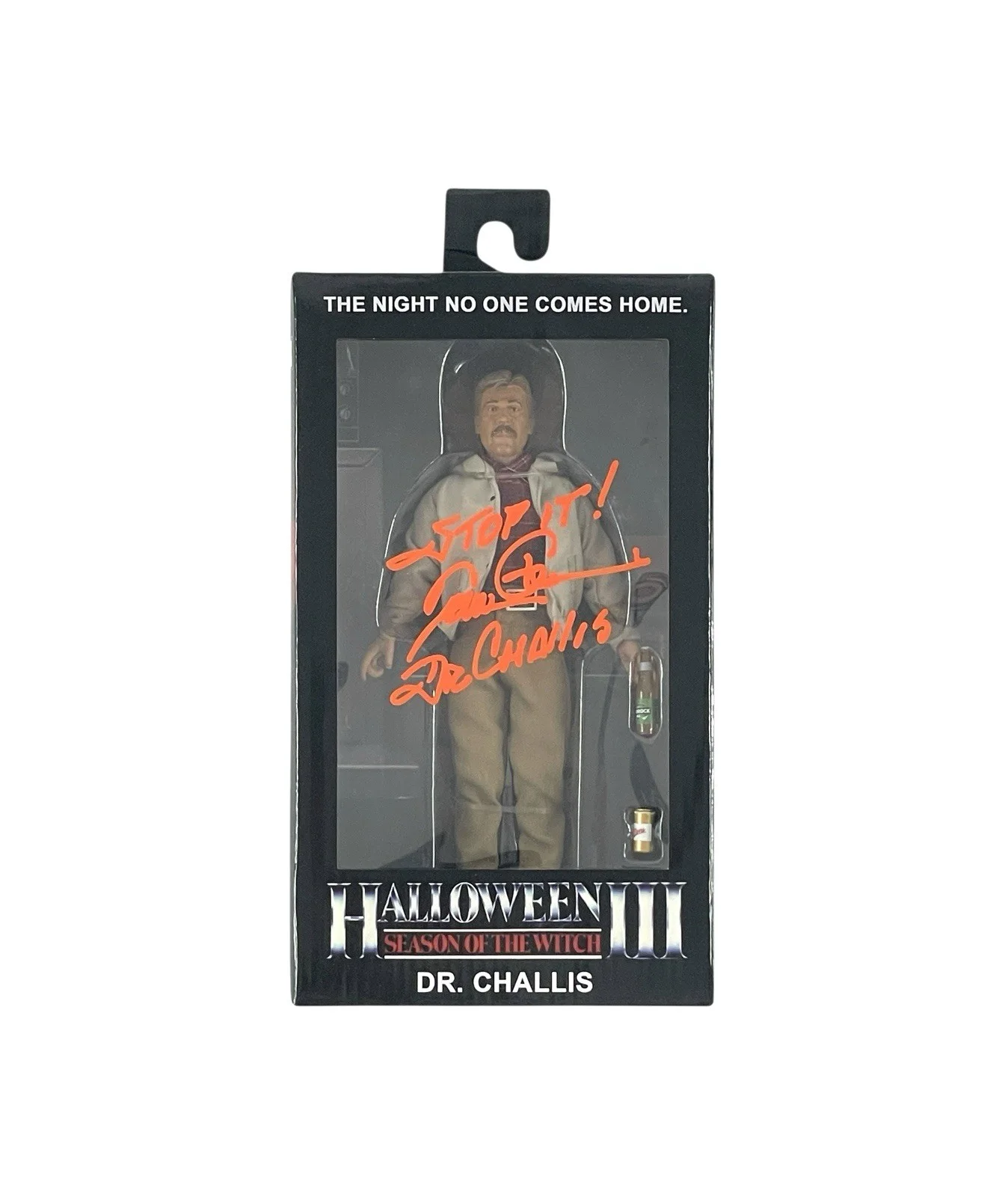 Tom Atkins — Halloween III Season of the Witch Signed NECA Figure Tom Atkins “Stop It!” Quote, изображение 2