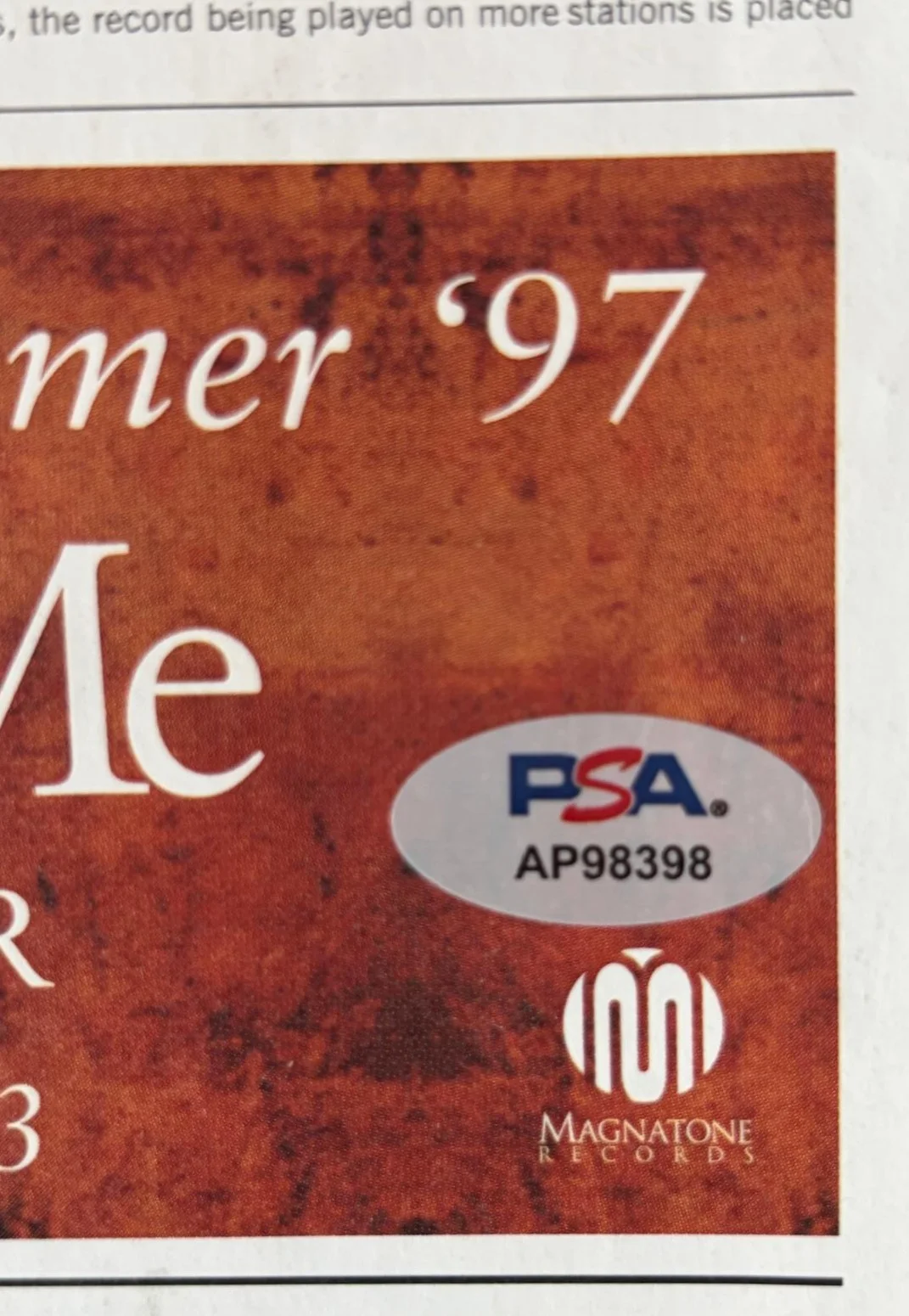 Tim Mcgraw — TIM MCGRAW SIGNED AUTOGRAPH 11X14 BILLBOARD MAGAZINE PAGE COUNTRY AIRPLAY PSA C, image 3