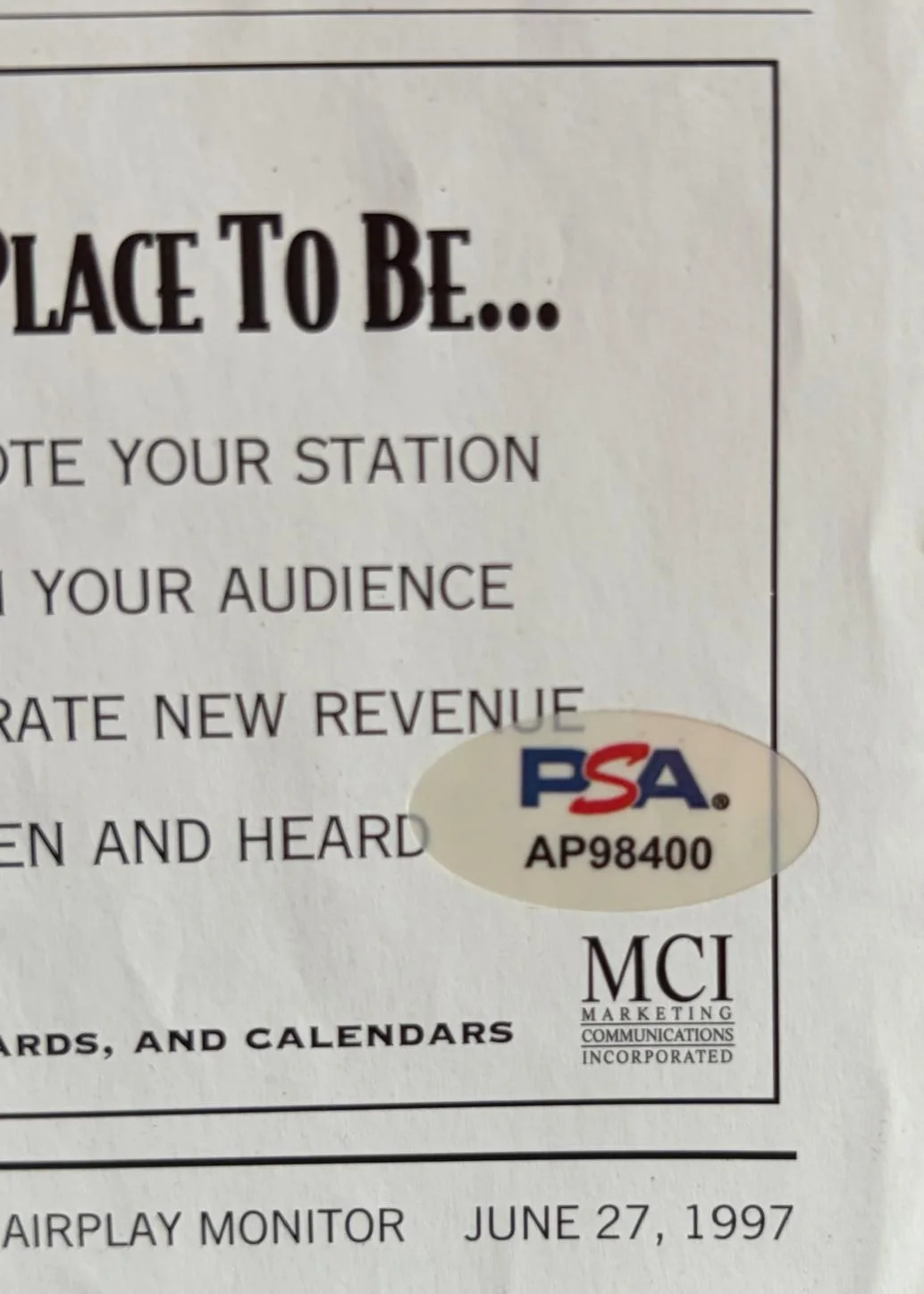 Tim Mcgraw — TIM MCGRAW SIGNED AUTOGRAPH 11X14 BILLBOARD MAGAZINE PAGE COUNTRY AIRPLAY PSA E, изображение 3