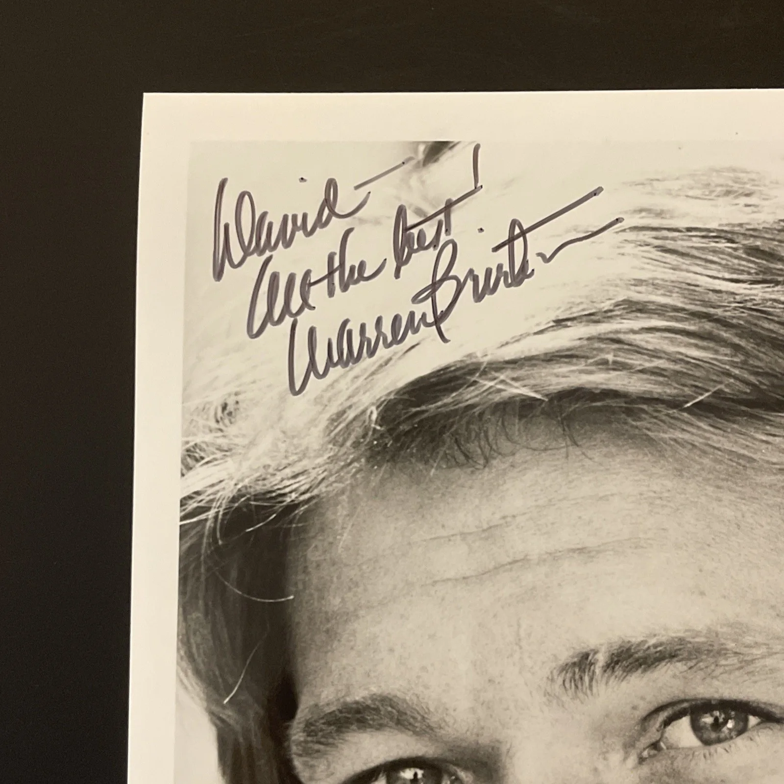 WARREN BURTON Soap Opera Star Villain: Hand Signed Celebrity Photo 8 x 10” / KSK, изображение 2