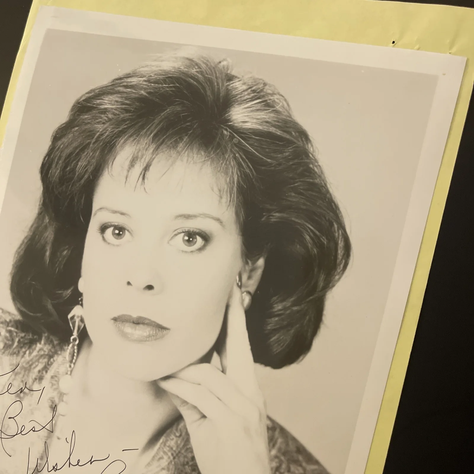 LISA BROWN As The World Turns: Signed Celebrity Note, Schedule, Photo 8x10” /KSK, изображение 3