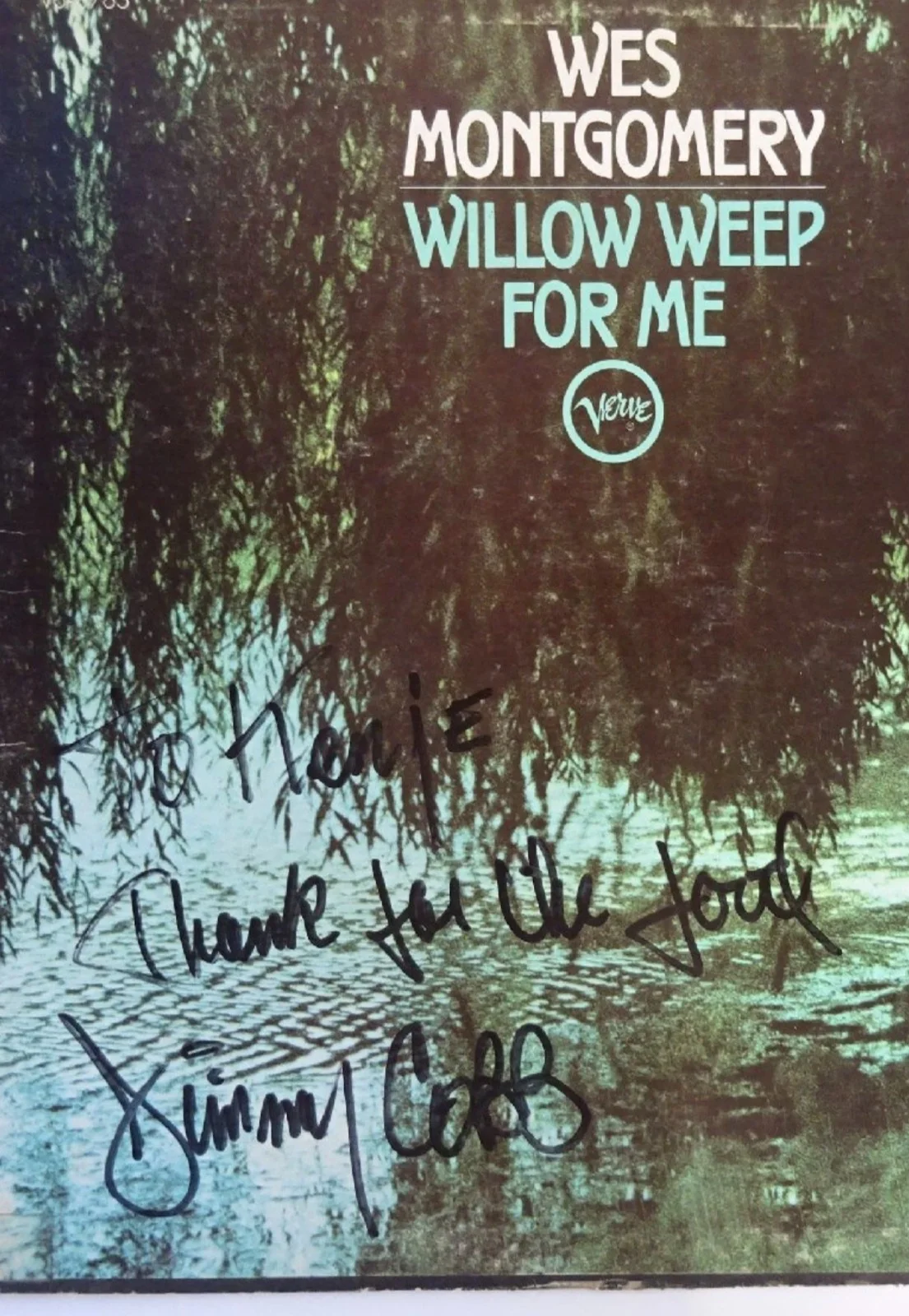 Jimmy Cobb signed autographed lp original jazz great rare, image 2