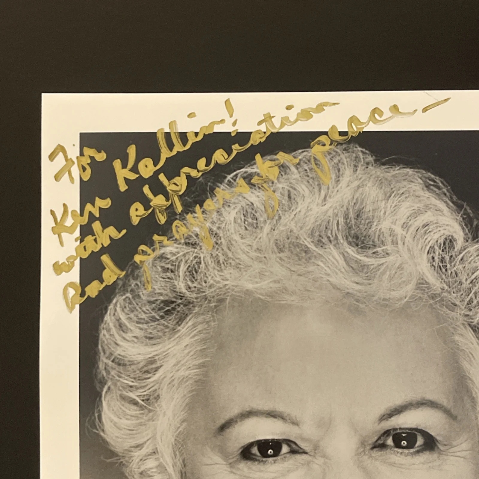 RONNIE GILBERT American Folk Singer: Hand Signed Celebrity Photo 8 x 10” / KSK, изображение 2