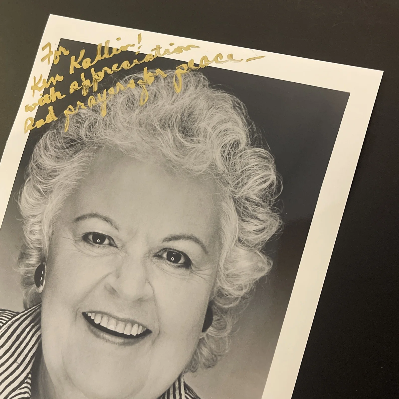 RONNIE GILBERT American Folk Singer: Hand Signed Celebrity Photo 8 x 10” / KSK, изображение 4