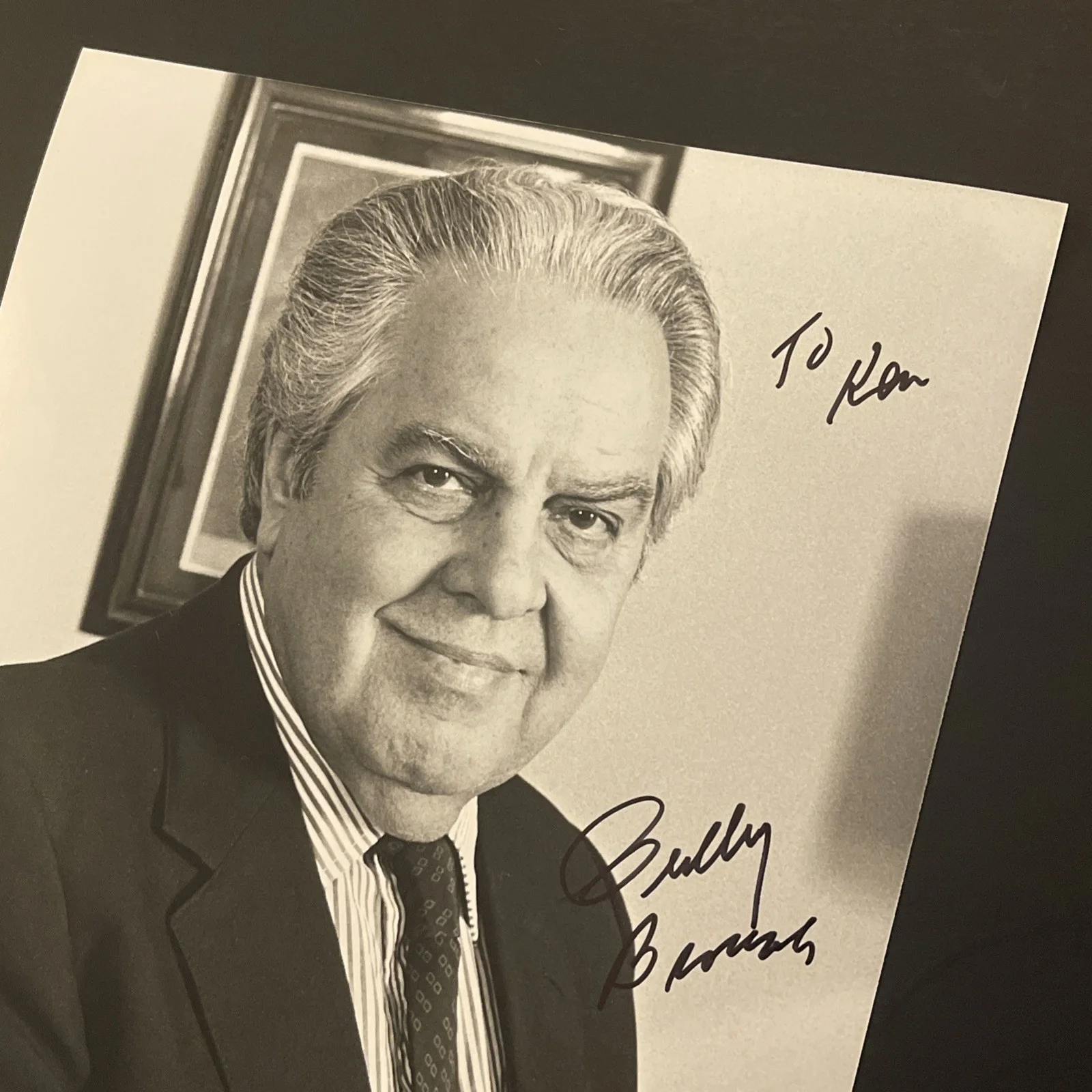 ALBERT BROCOLLI Producer James Bond Franchise: Signed Celebrity Photo 8x10” /KSK, изображение 4