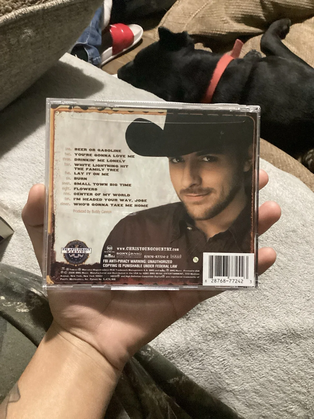 Chris Young Signed Album From 2006 Never Been Used Still Brand New Signed By Him, image 3