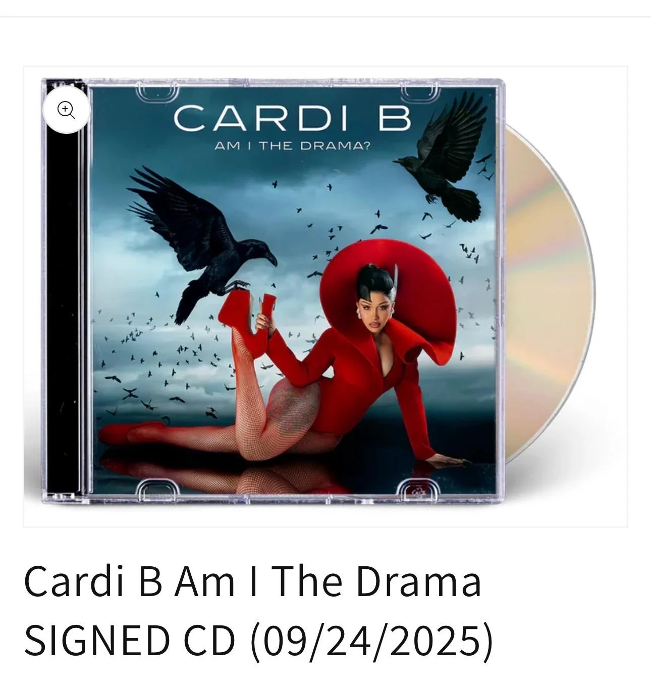 💃🎶 Cardi B Signed Am I The Drama CD – Rare Collectible Memorabilia 💃🎶, image 4