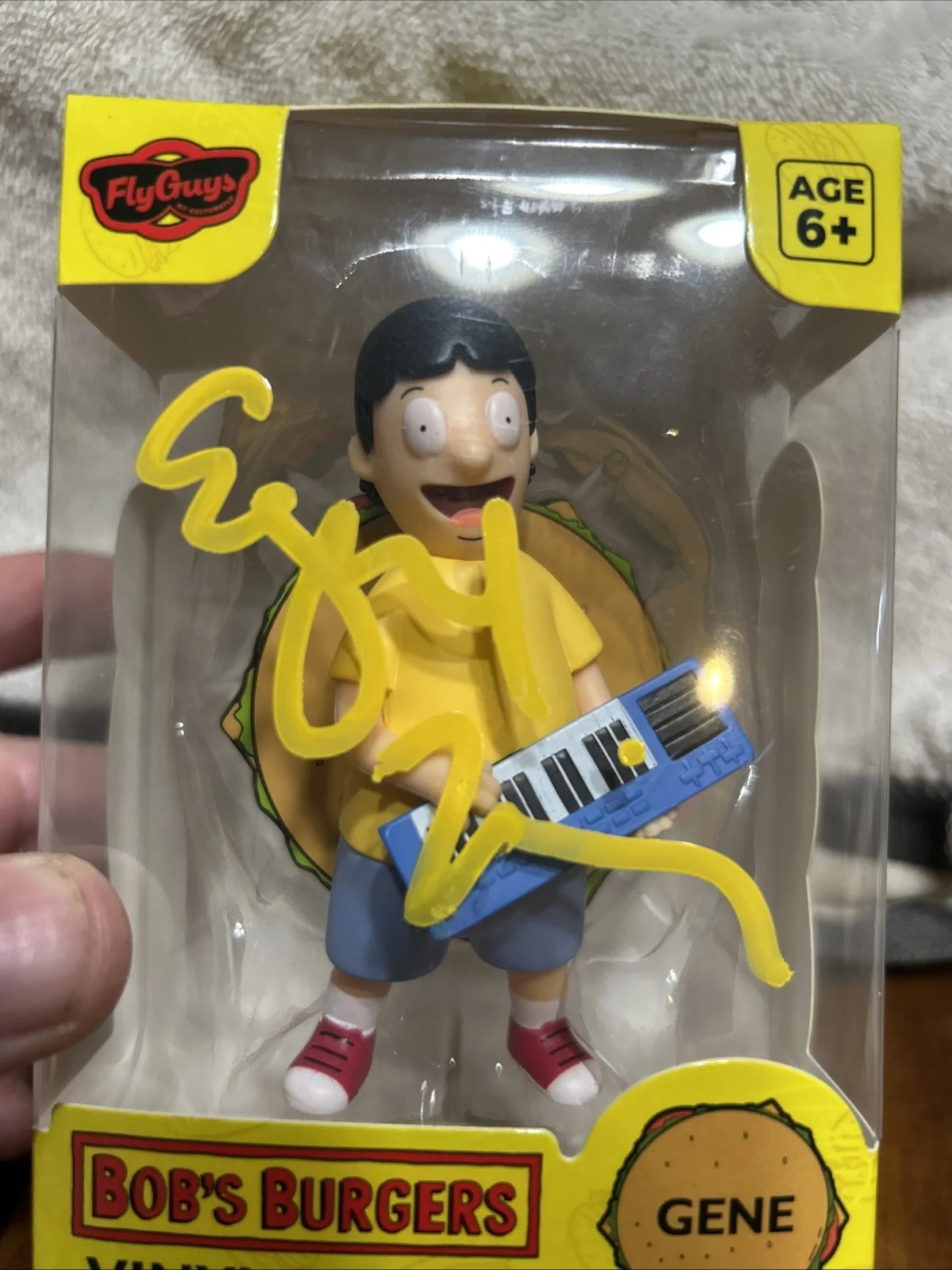 Eugene Mirman — Bob’s Burgers Eugene Vinyl Figure Autographed By Eugene Mirman COA, image 2