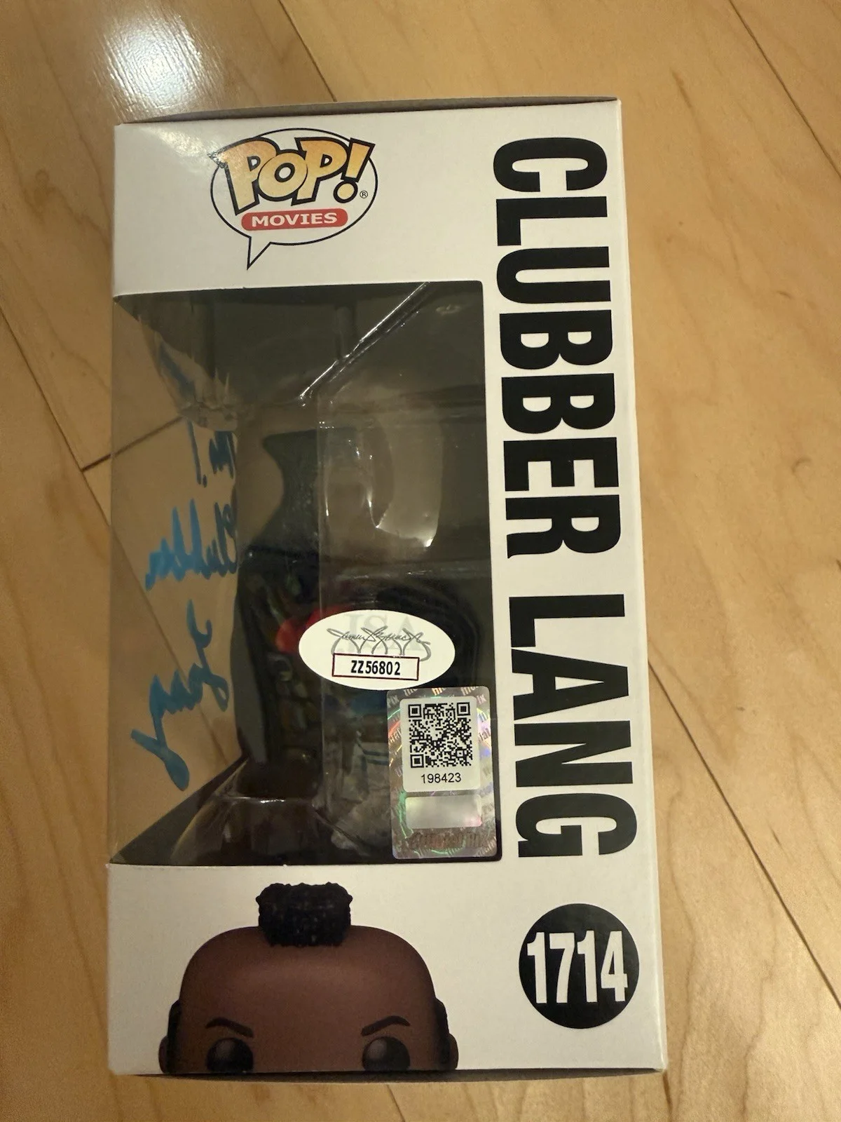 Mr. T — Mr. T Signed Rocky Clubber Lang Funko Pop #1714 Autograph Figure JSA, image 2