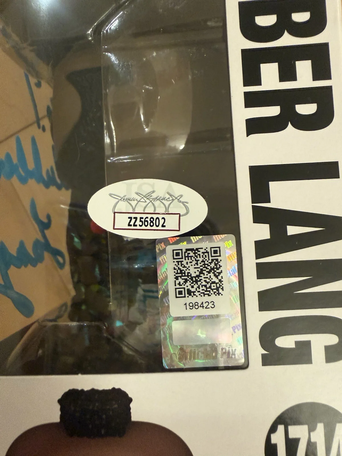 Mr. T — Mr. T Signed Rocky Clubber Lang Funko Pop #1714 Autograph Figure JSA, image 3