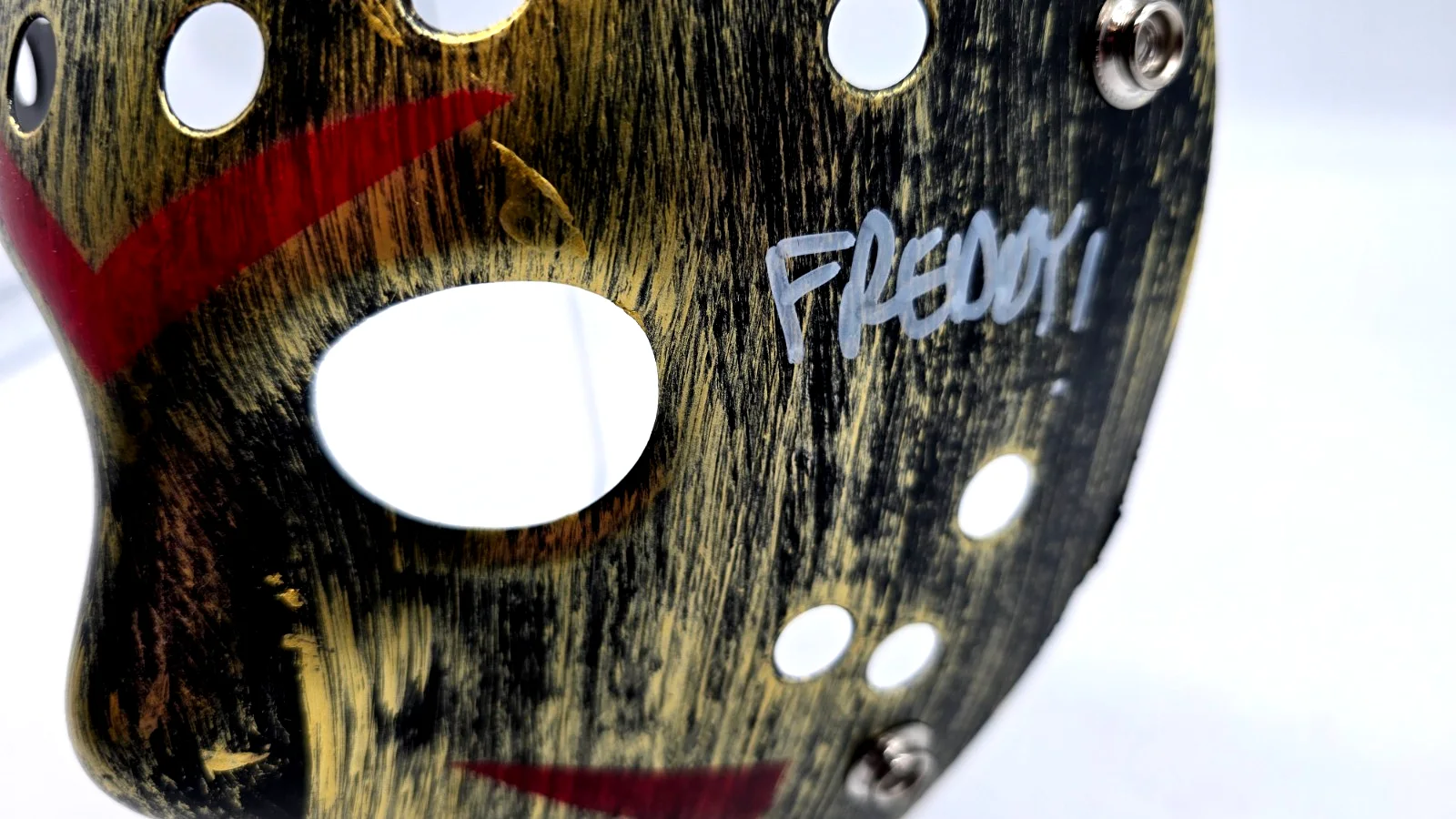 Friday the 13th Ari Lehman Jason Vorhees Signed Mask Beckett Certified w/ inscr, изображение 4