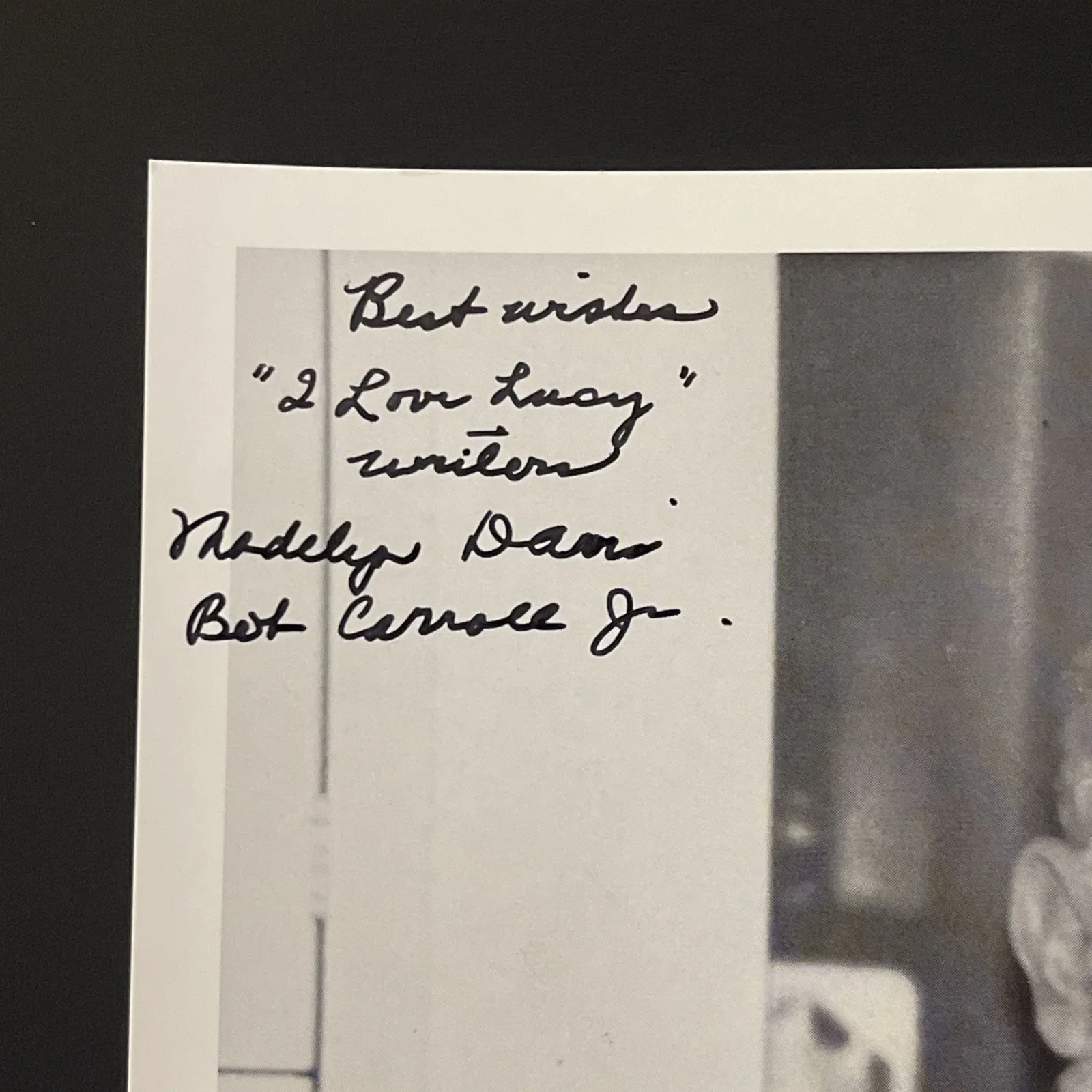 BOB CARROLL & MADELYN DAVIS I Love Lucy Writers: Signed CelebrityPhoto 8x10”/KSK, изображение 2