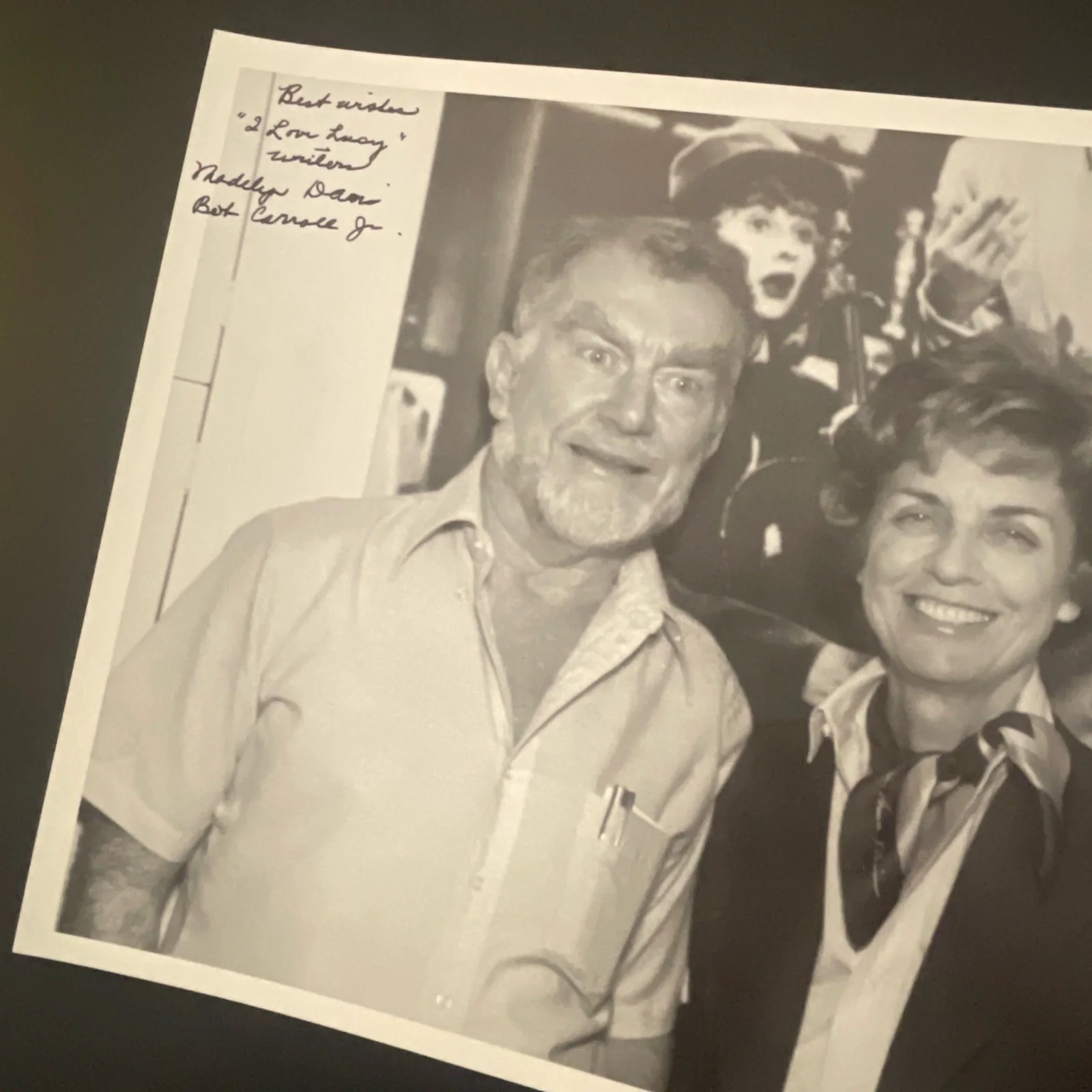 BOB CARROLL & MADELYN DAVIS I Love Lucy Writers: Signed CelebrityPhoto 8x10”/KSK, изображение 3