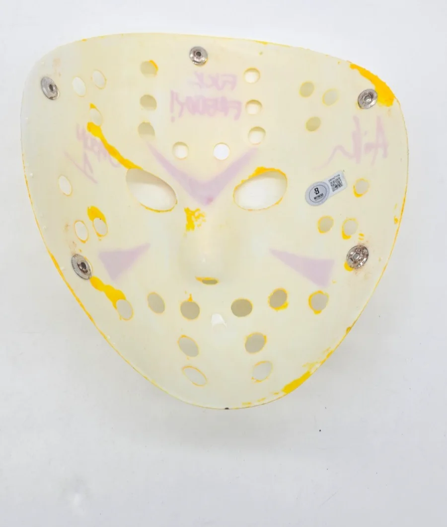 Friday the 13th Ari Lehman Jason Vorhees Signed Mask Beckett Certified F Freddy, изображение 5