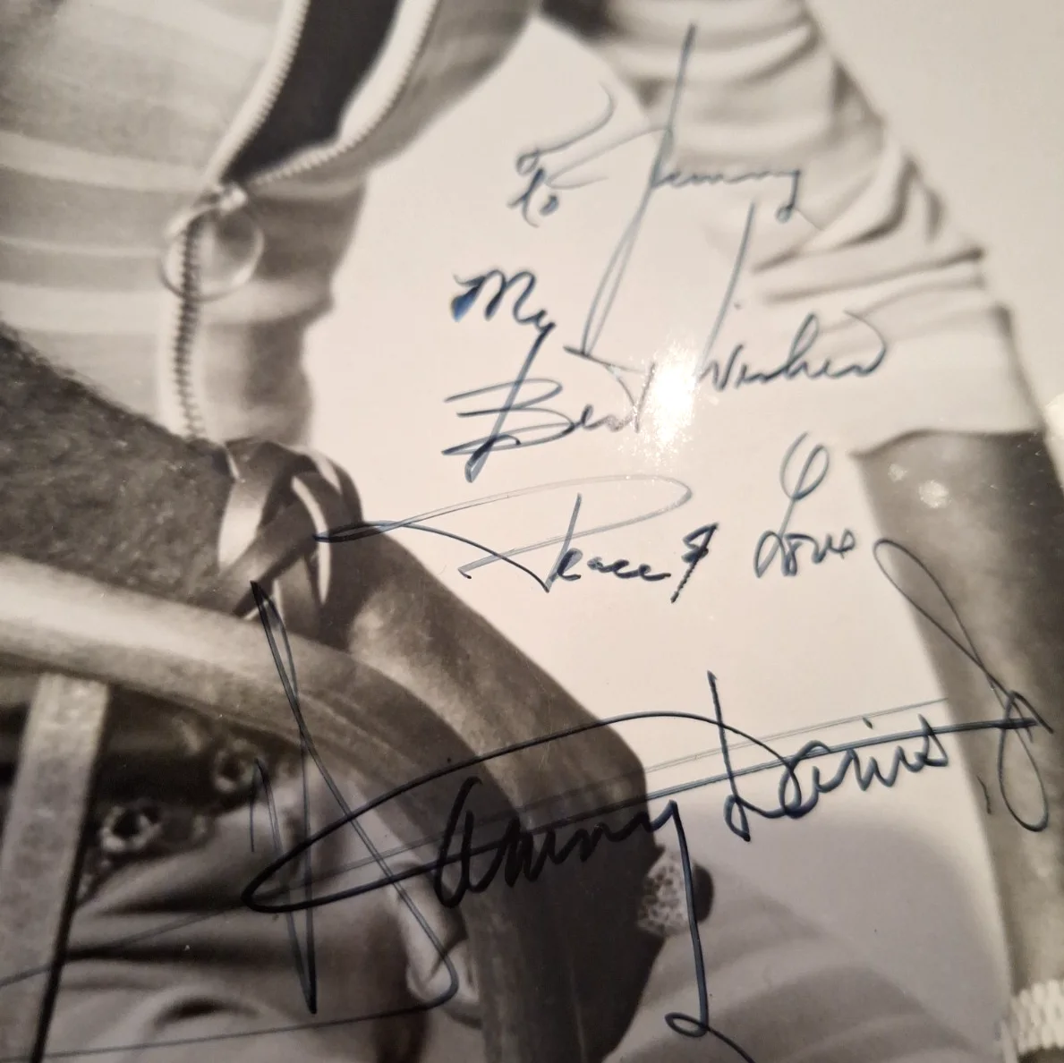 Sammy Davis Jr. Signed Vintage Black & White Photo 8x10 – Hand Signed Autograph, изображение 2