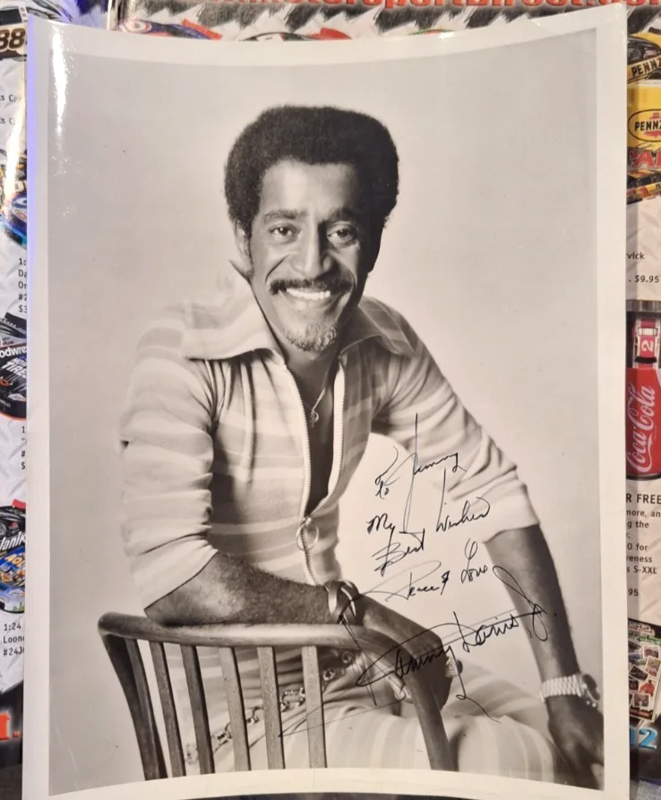 Sammy Davis Jr. Signed Vintage Black & White Photo 8x10 – Hand Signed Autograph, изображение 3