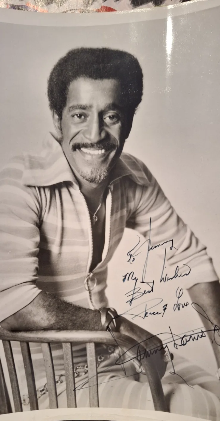 Sammy Davis Jr. Signed Vintage Black & White Photo 8x10 – Hand Signed Autograph, изображение 5