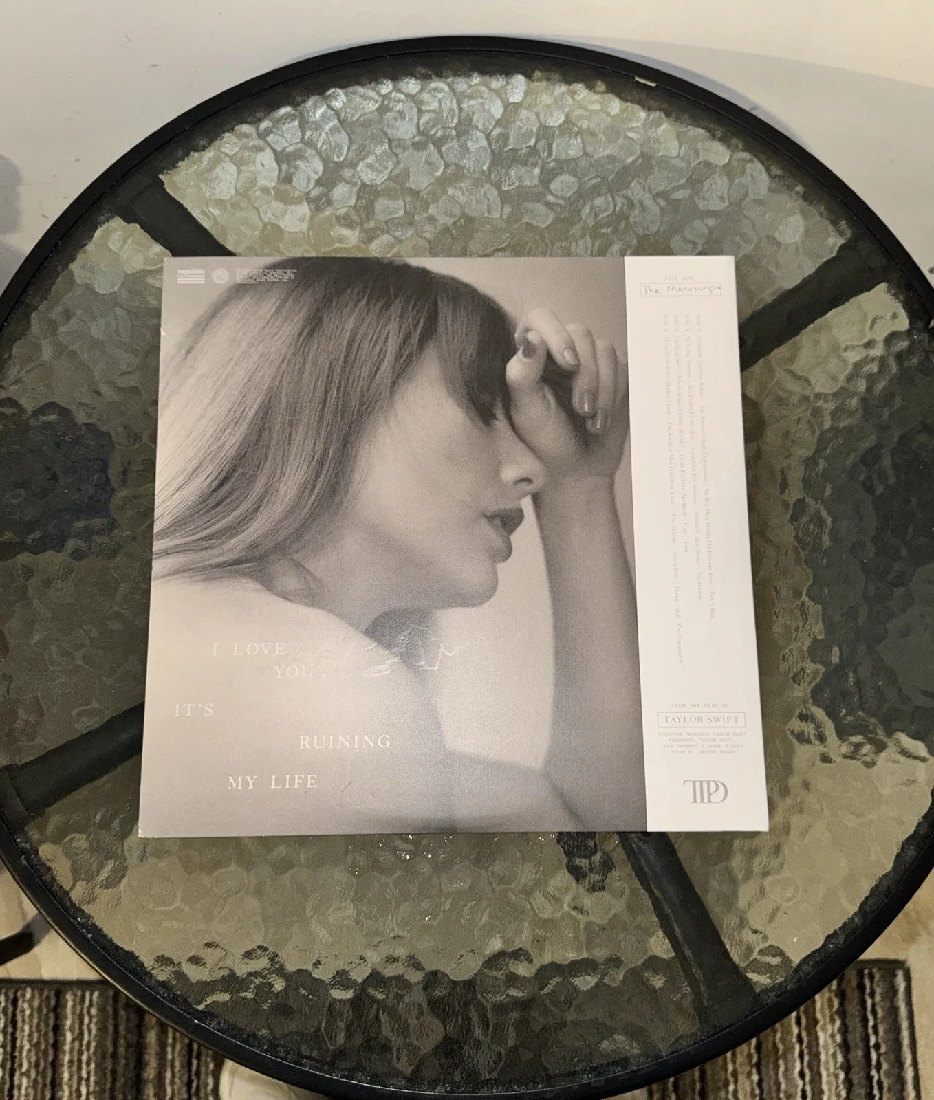 Taylor Swift Signed TTPD Vinyl + FREE Comic Book Bundle, image 3