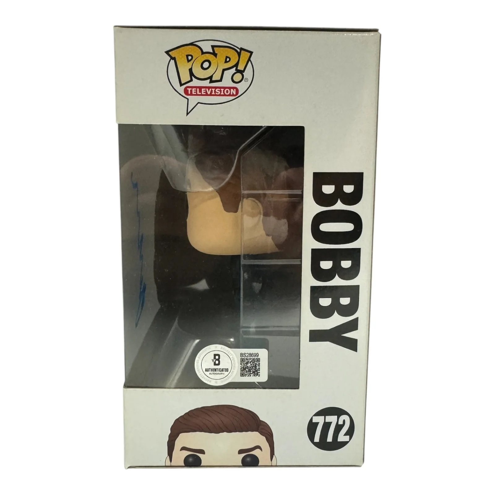Damien Lewis — Damien Lewis Signed Autograph Billions Funko Pop 772 BAS Beckett, изображение 2