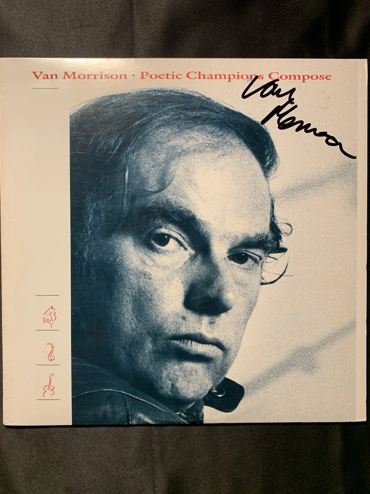 Van Morrison Signed Vinyl Lp Record, image 2