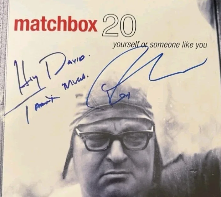Rob Thomas Autographed Matchbox Twenty Vinyl Yourself Or Someone Like You, image 2