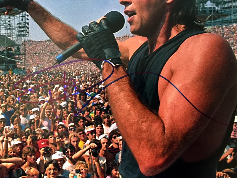 RICK SPRINGFIELD SIGNED AUTOGRAPHED 11x14 PHOTO JESSIE'S GIRL RARE PSA/DNA, изображение 2