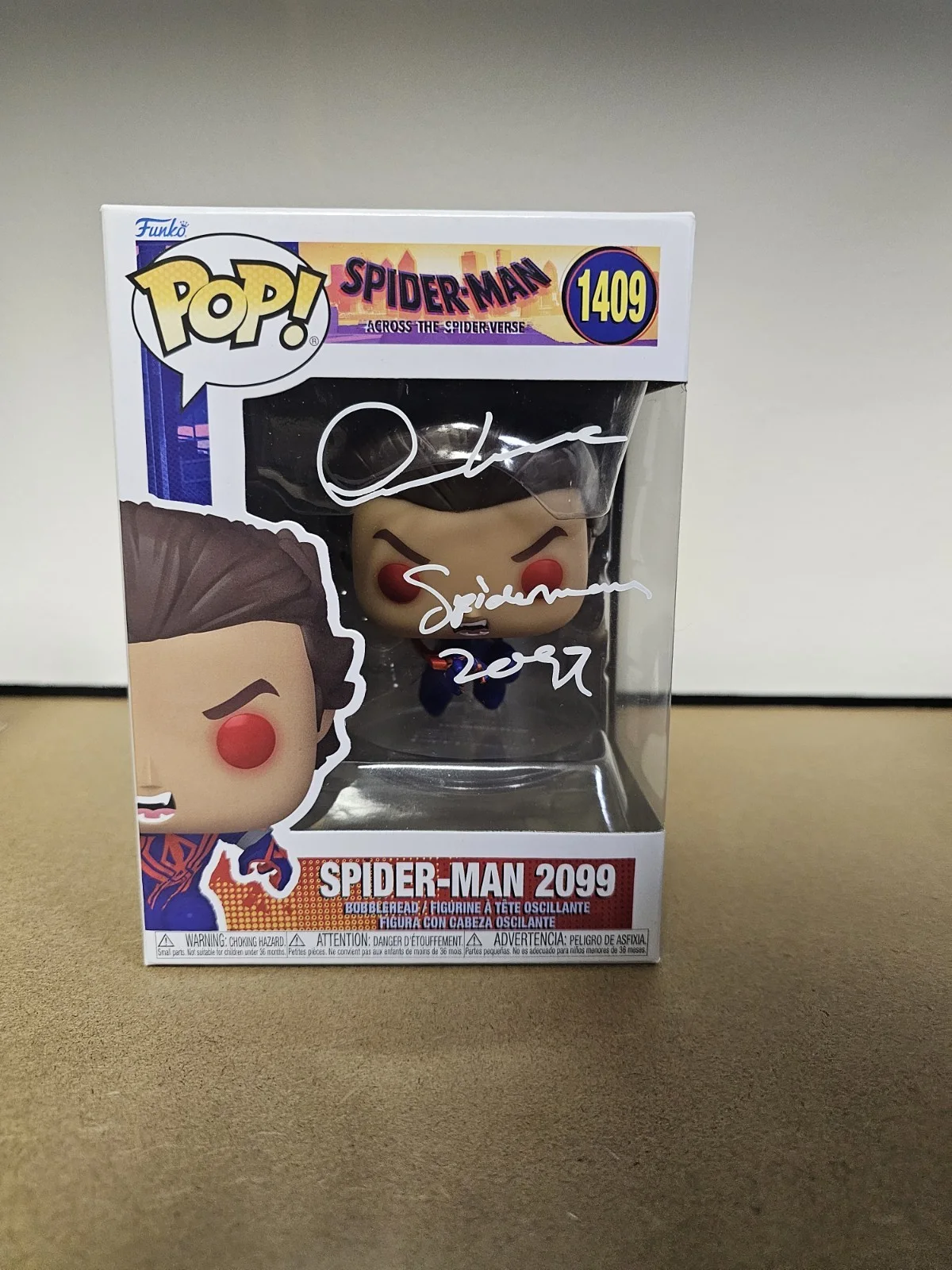 Oscar Isaac — Oscar Isaac Signed Funko Pop Spider-Man 2099 1409 Spider-Verse Autograph