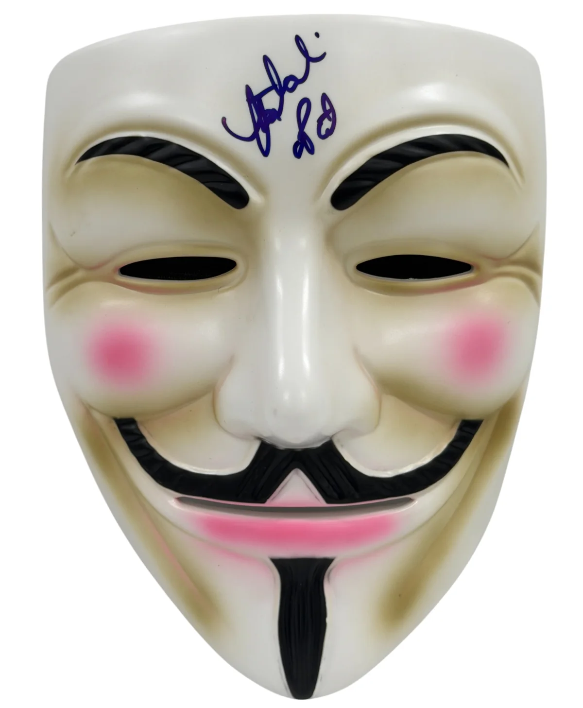 Natalie Portman — Natalie Portman Signed V for Vendetta Mask Authentic Autograph Beckett LOA