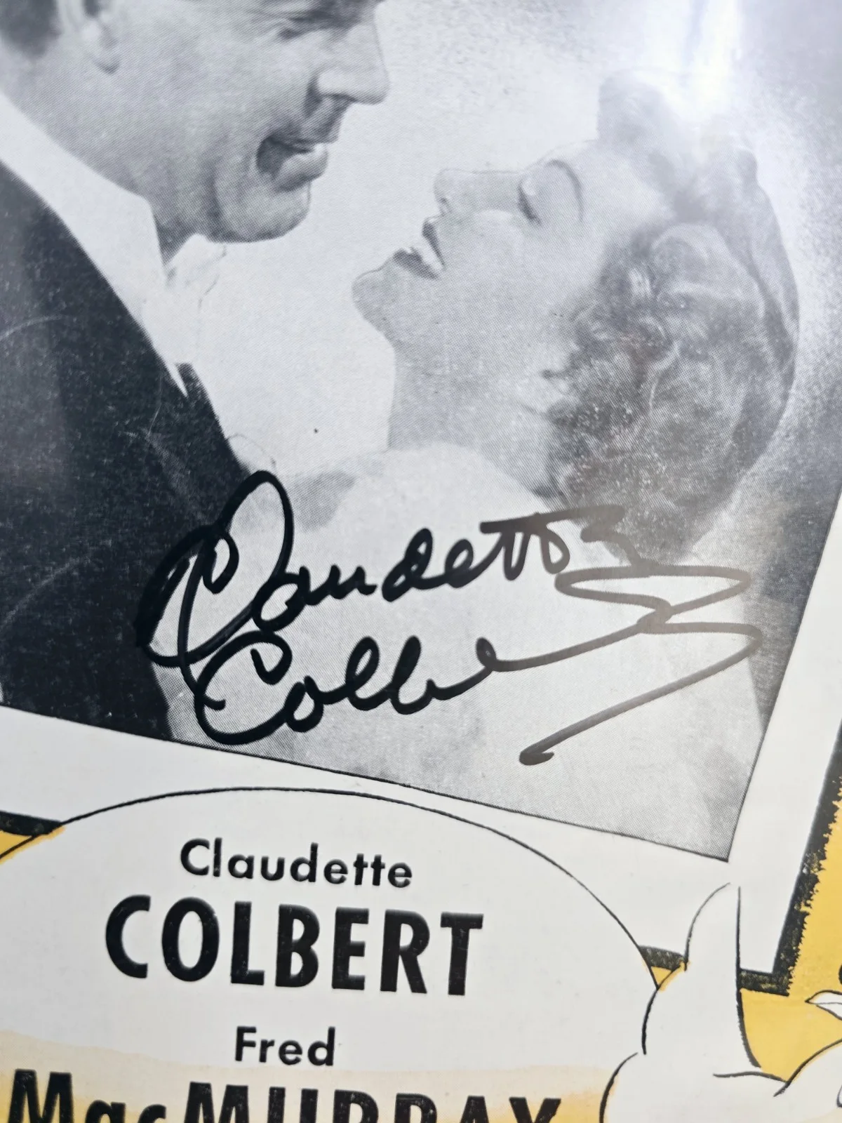 Claudette Colbert Autograph Signed Sheet Music, image 2