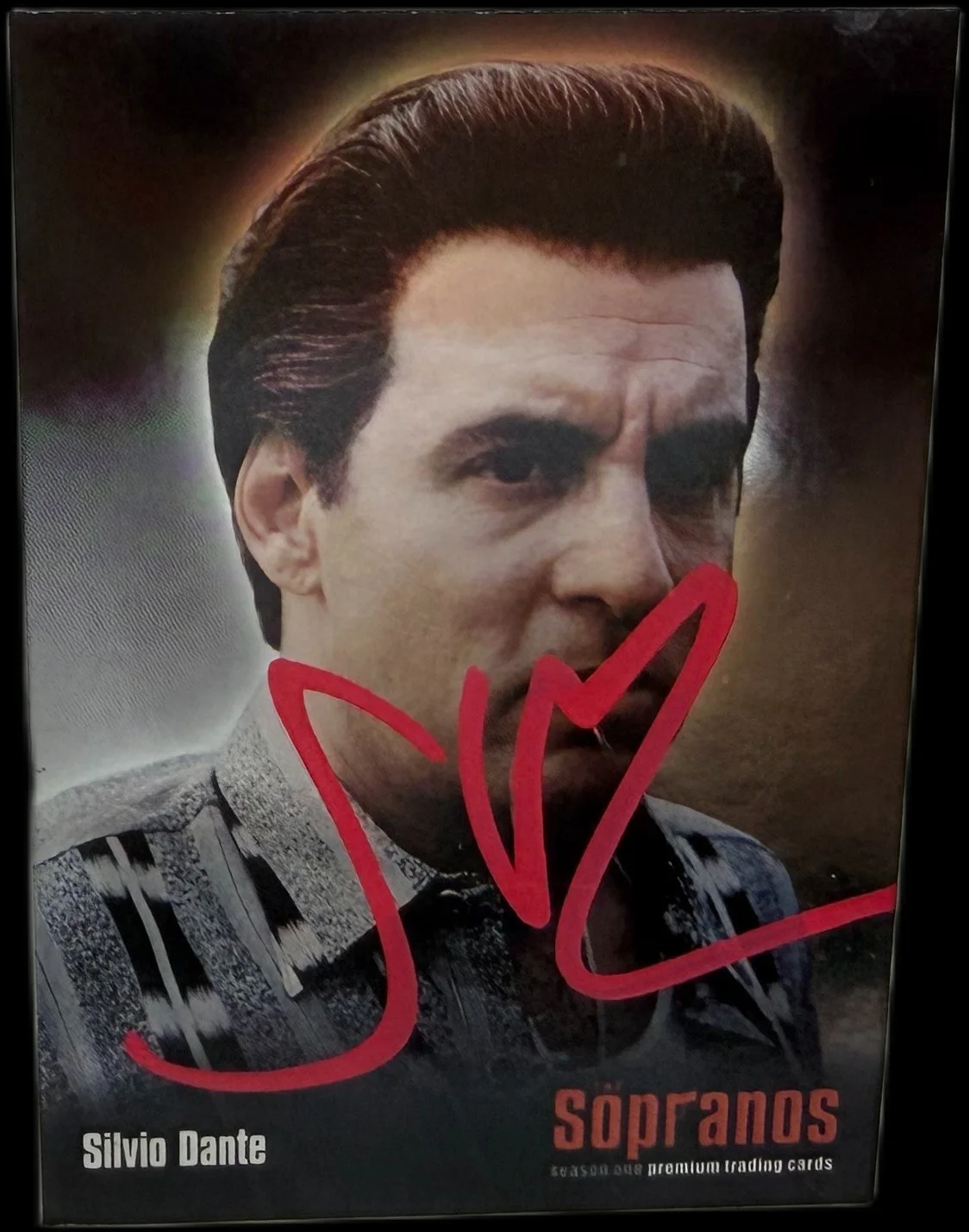 steven van zandt — Steven Van Zandt Signed 2005 The Sopranos Silvio Dante Inkworks #8 Card SWAU