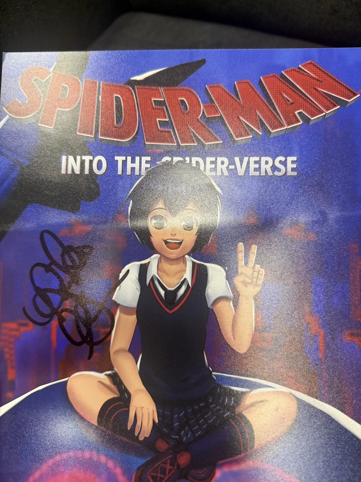 KIMIKO GLENN — KIMIKO GLENN Authentic Hand-Signed "INTO THE SPIDERVERSE" 8x10 Photo (JSA COA), image 3