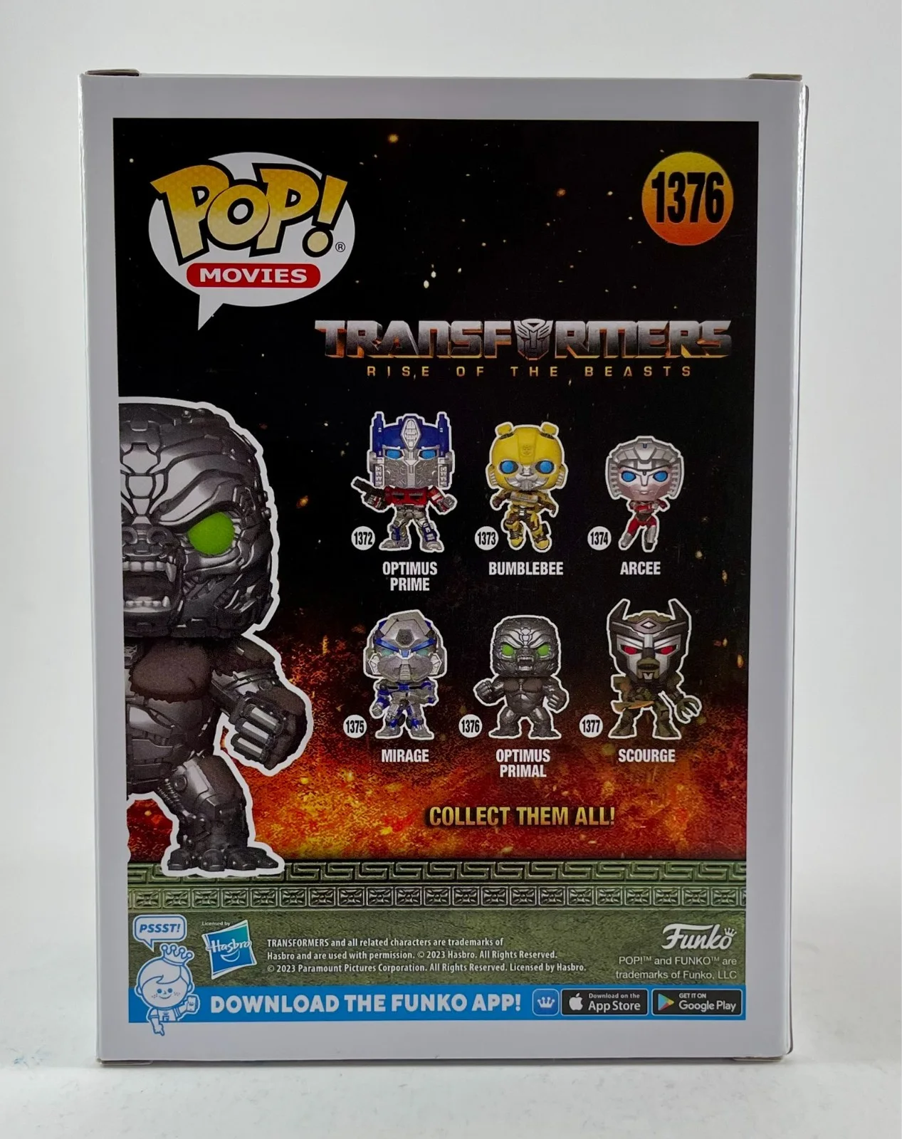 Neil Kaplan — Ron Pearlman Signed Transformers Optimus Primal Funko POP! Autograph JSA COA, image 4