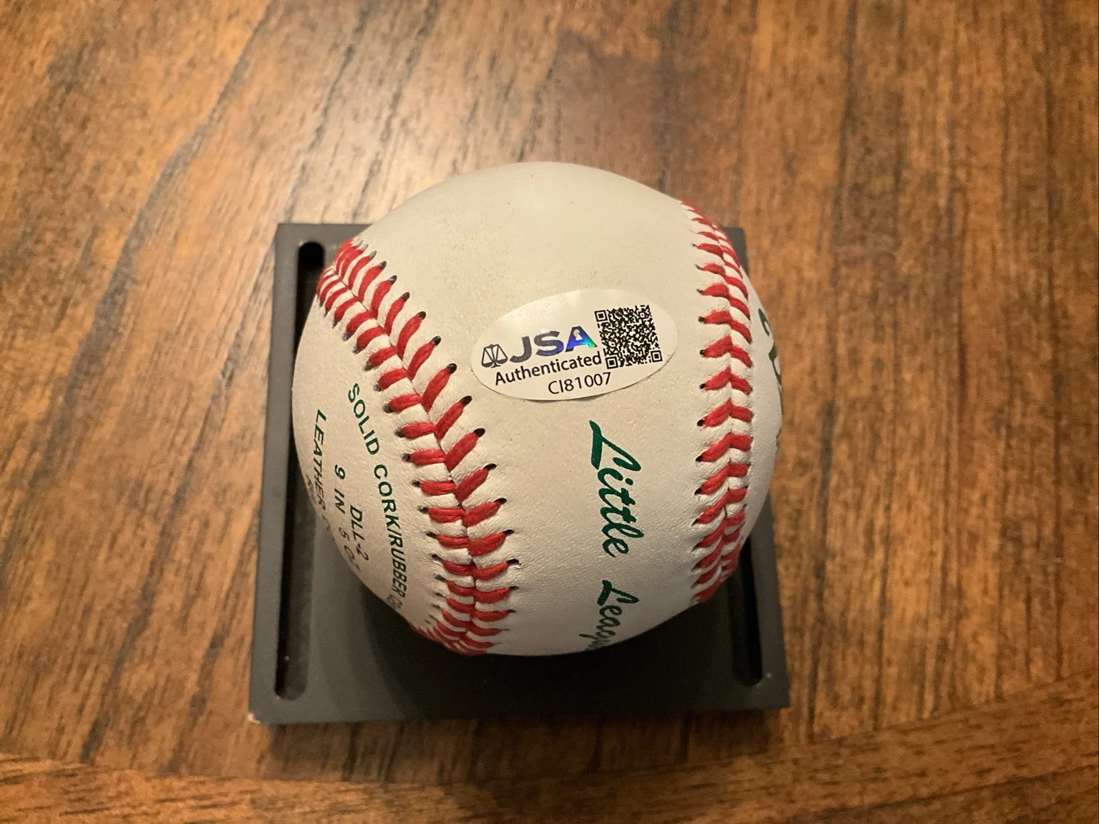 John O'Hurley signed Baseball MLB JSA COA Seinfeld National Dog Show host, image 2