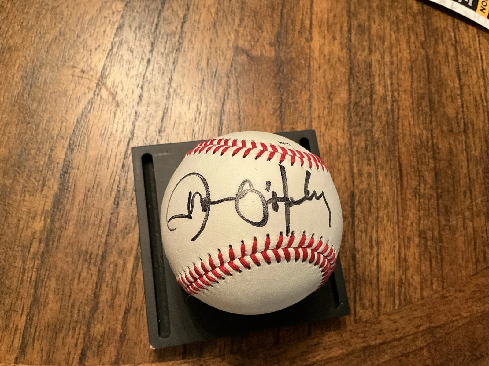 John O'Hurley signed Baseball MLB JSA COA Seinfeld National Dog Show host, image 3