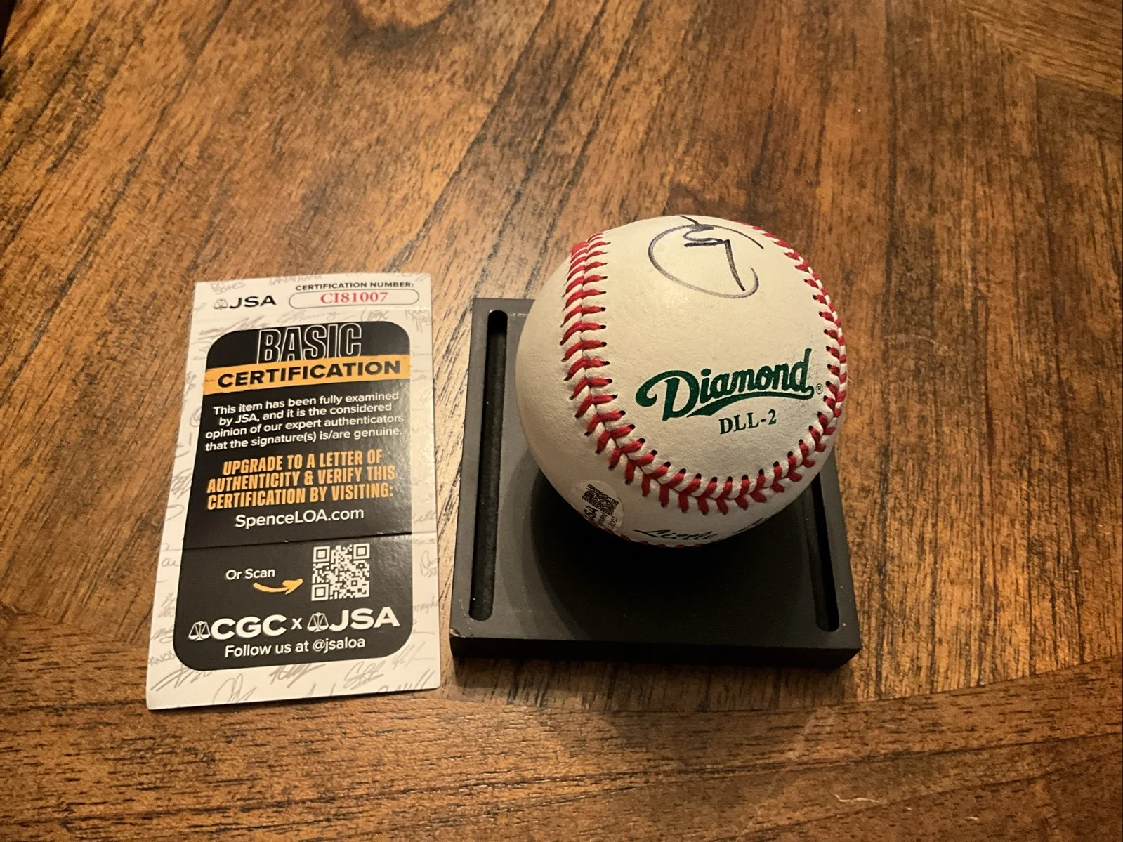 John O'Hurley signed Baseball MLB JSA COA Seinfeld National Dog Show host, image 4