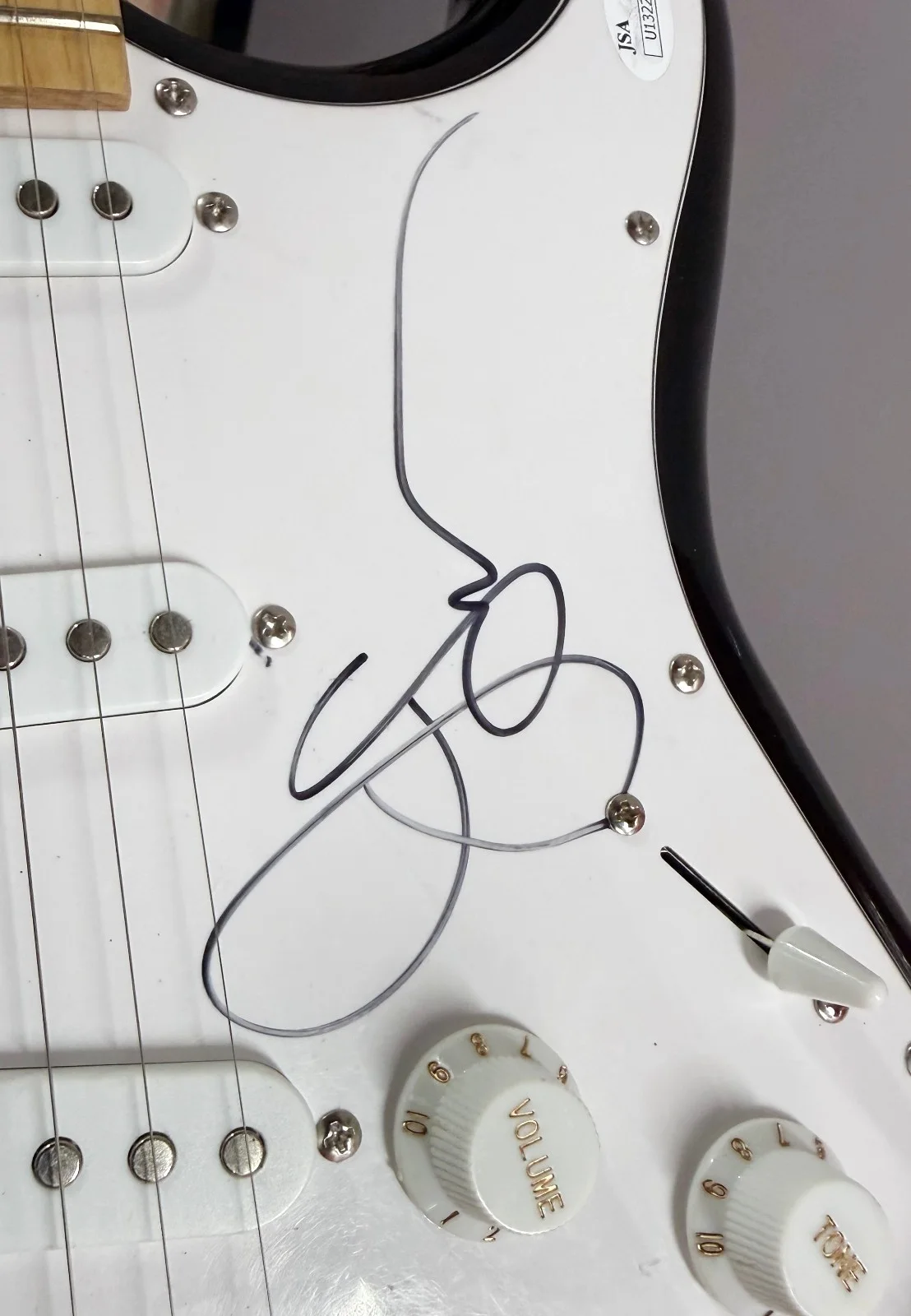 JOHN STAMOS SIGNED "JESSE AND THE RIPPERS" FULL SIZE ELECTRIC GUITAR + JSA AUTO, изображение 5