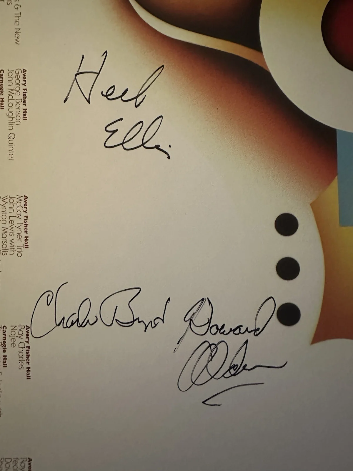 Signed 1997 JVC Jazz Festival Poster – Salute to Barney Kessel, изображение 4