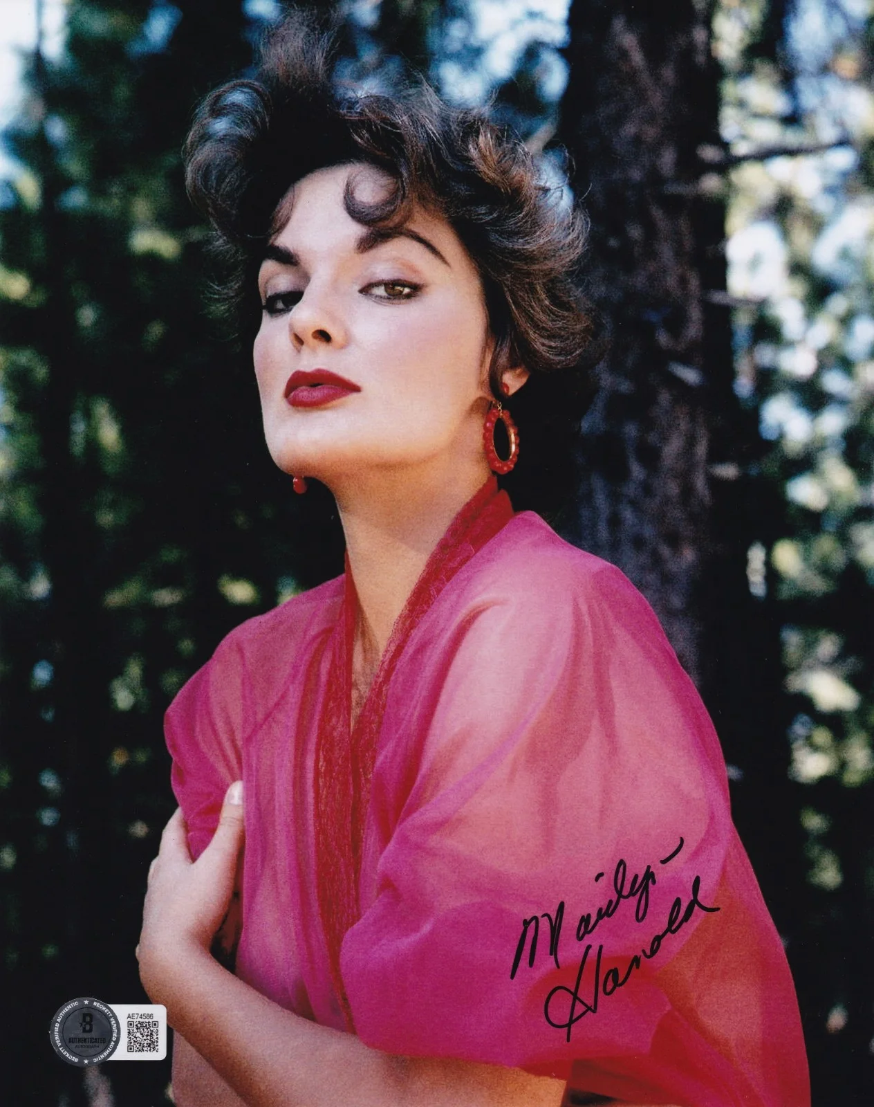 Marilyn Hanold — Marilyn Hanold Signed 8x10 Photo BAS COA Playboy Magazine Playmate June 1959 586
