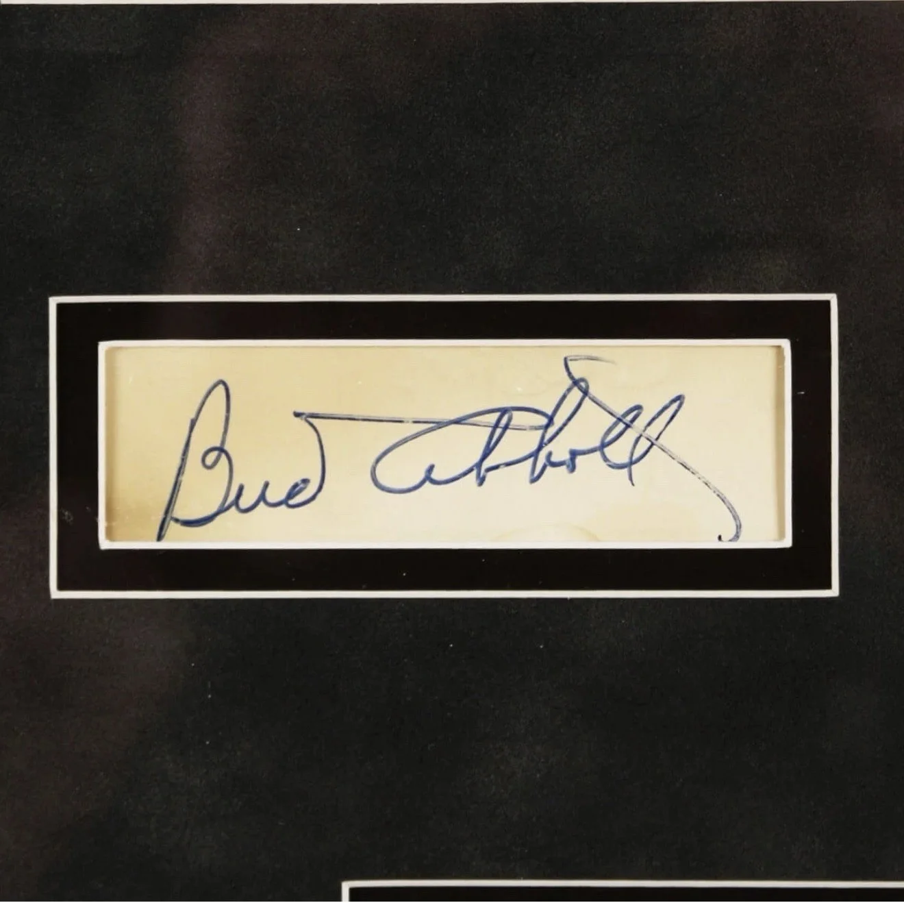 Bud Abbott & Lou Costello Signed Who's On First 1956 Framed Beckett ￼ Letter, изображение 2