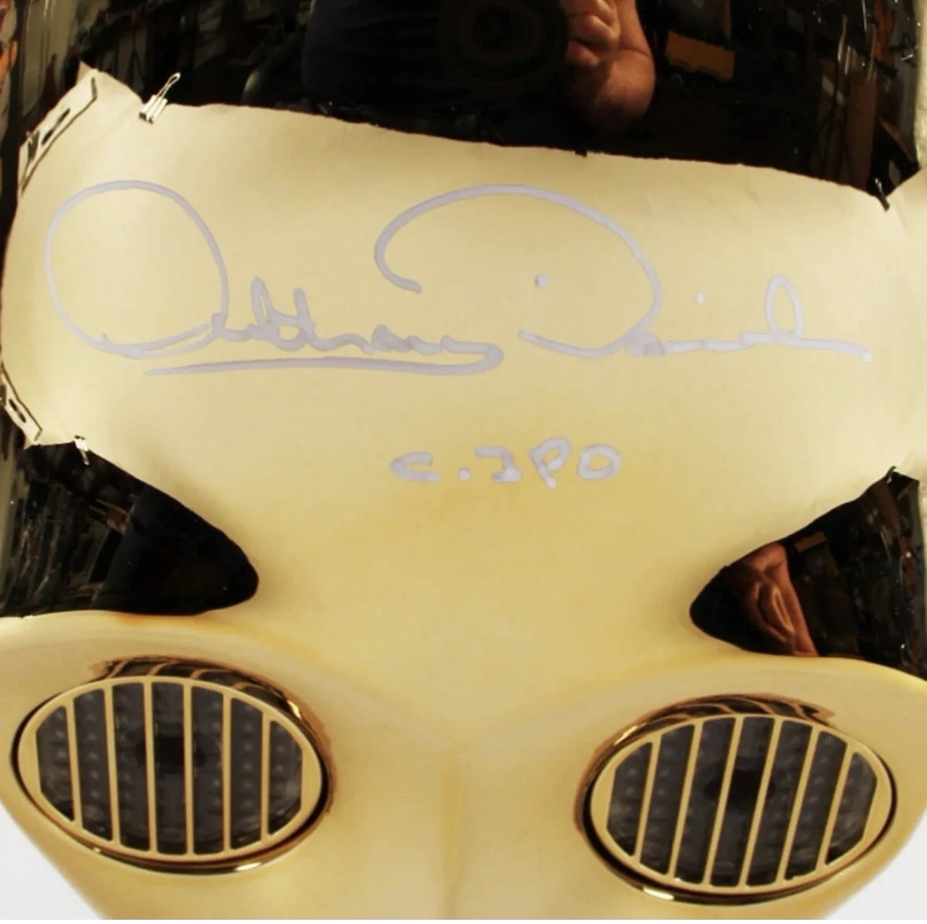 ANTHONY DANIELS — Anthony Daniels Signed Galactic Archive Series JSA Electronic Head, ￼￼￼, image 5