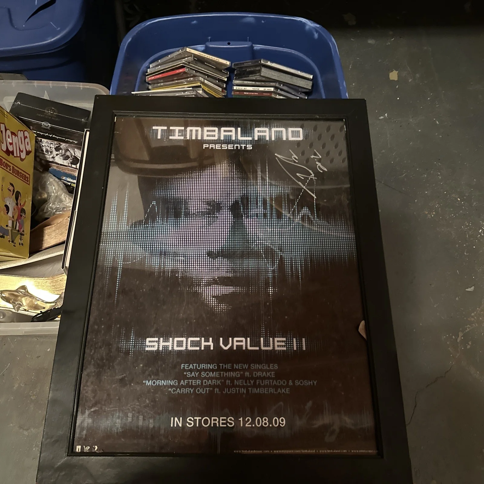 Timbaland Presents Shock Value 2 Autographed Poster, image 4
