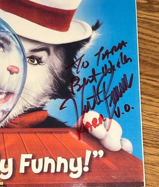 Victor Brandt — The Cat In The Hat Signed Autograph By Movie Voice Actor Victor Brandt 8.5x10", изображение 2