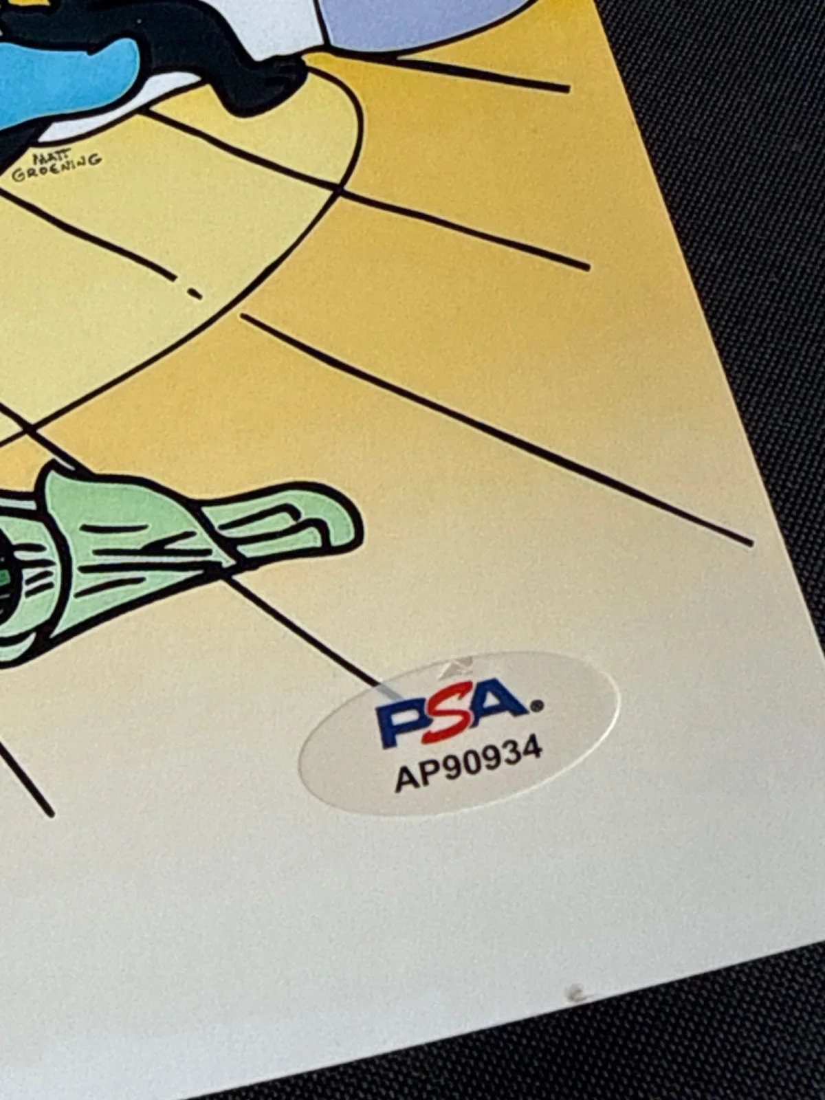 James L Brooks — James L Brooks Signed 11x17 The Simpsons Movie Poster PSA AP90934, изображение 2