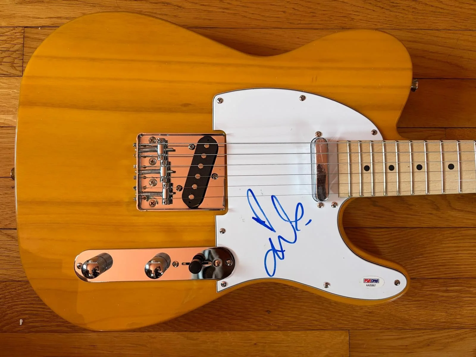Adele — ADELE SIGNED AUTOGRAPHED TELECASTER GUITAR ROLLING DEEP EASY ON ME 21 RARE PSA, image 5