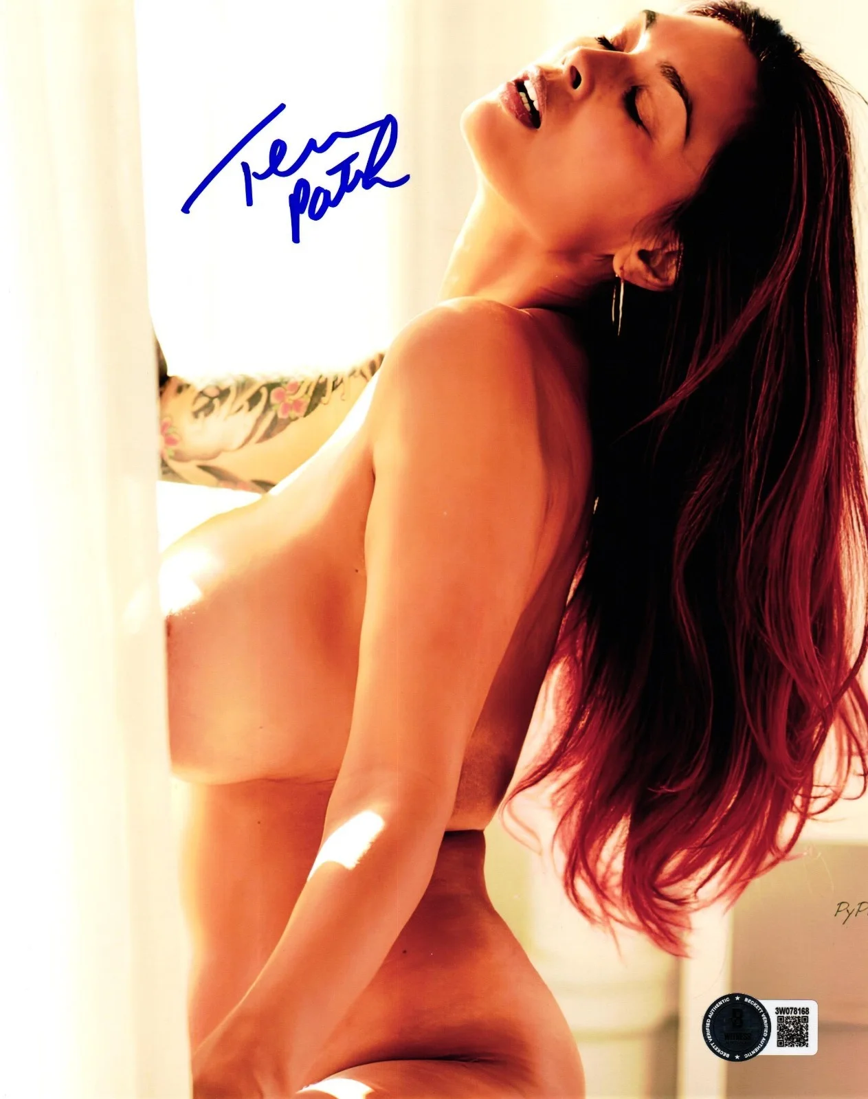 Tera Patrick — Hot Sexy Tera Patrick Signed 8x10 Photo Adult Star Authentic Autograph Beckett